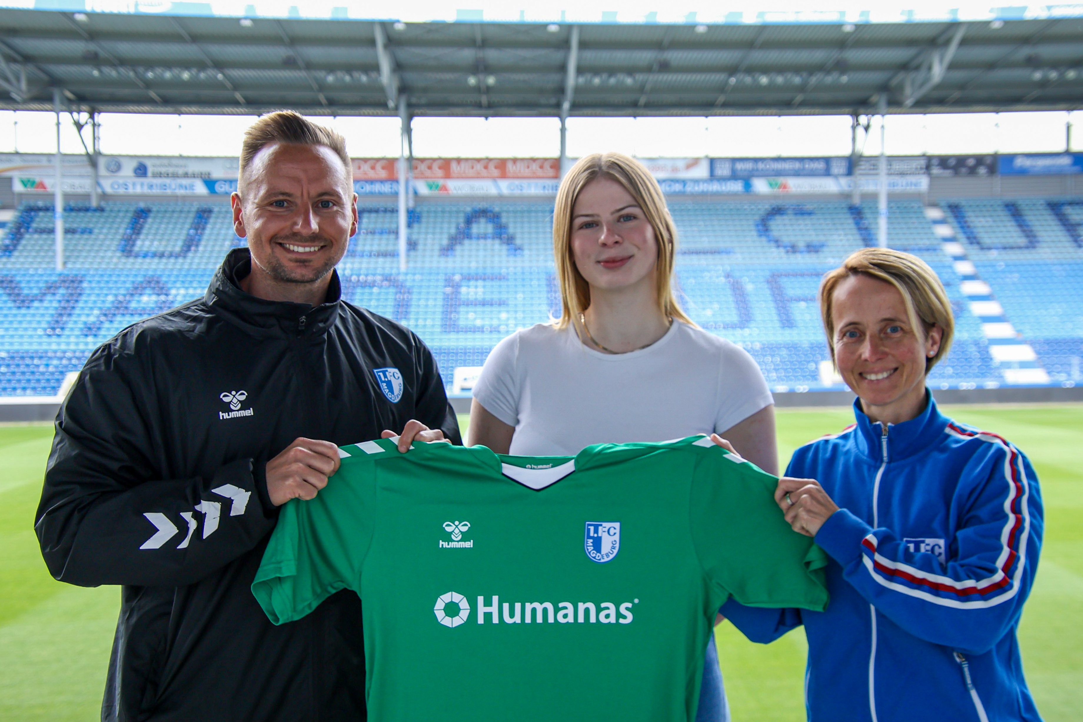 von links: Nico Koch, Merle Hellwig, Nina Krakowski