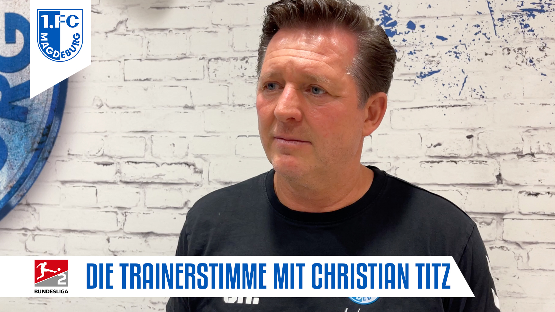 Christian Titz während der Trainerstimme