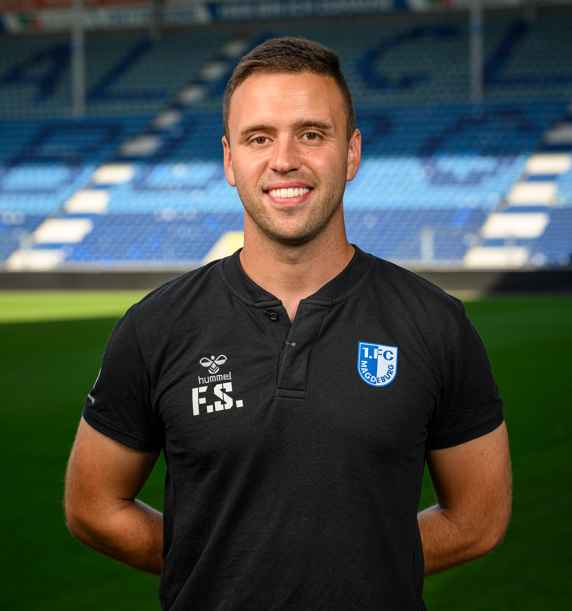 U-15-Trainer ist Florian Schröder. Foto: FCM / Norman Seidler