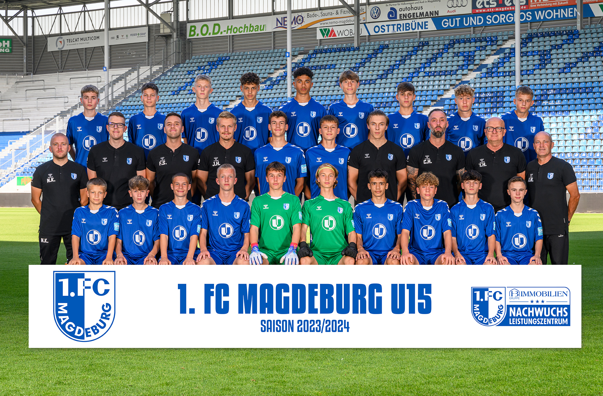 Das Team der U15 will möglichst viele erfolgreiche Spiele absolvieren. Foto: FCM / Norman Seidler