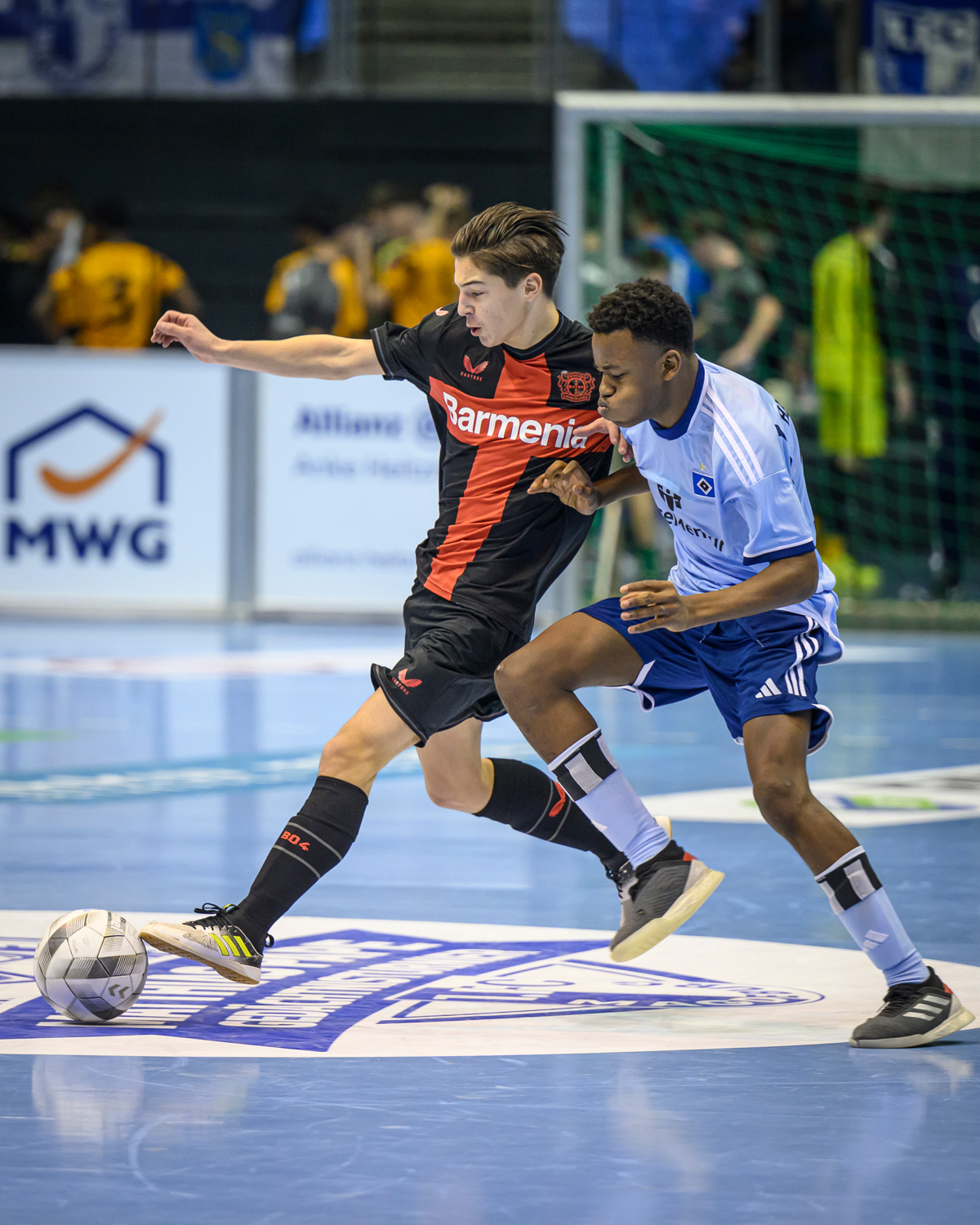 Bayer Leverkusen traf unter anderem auf den Hamburger SV.