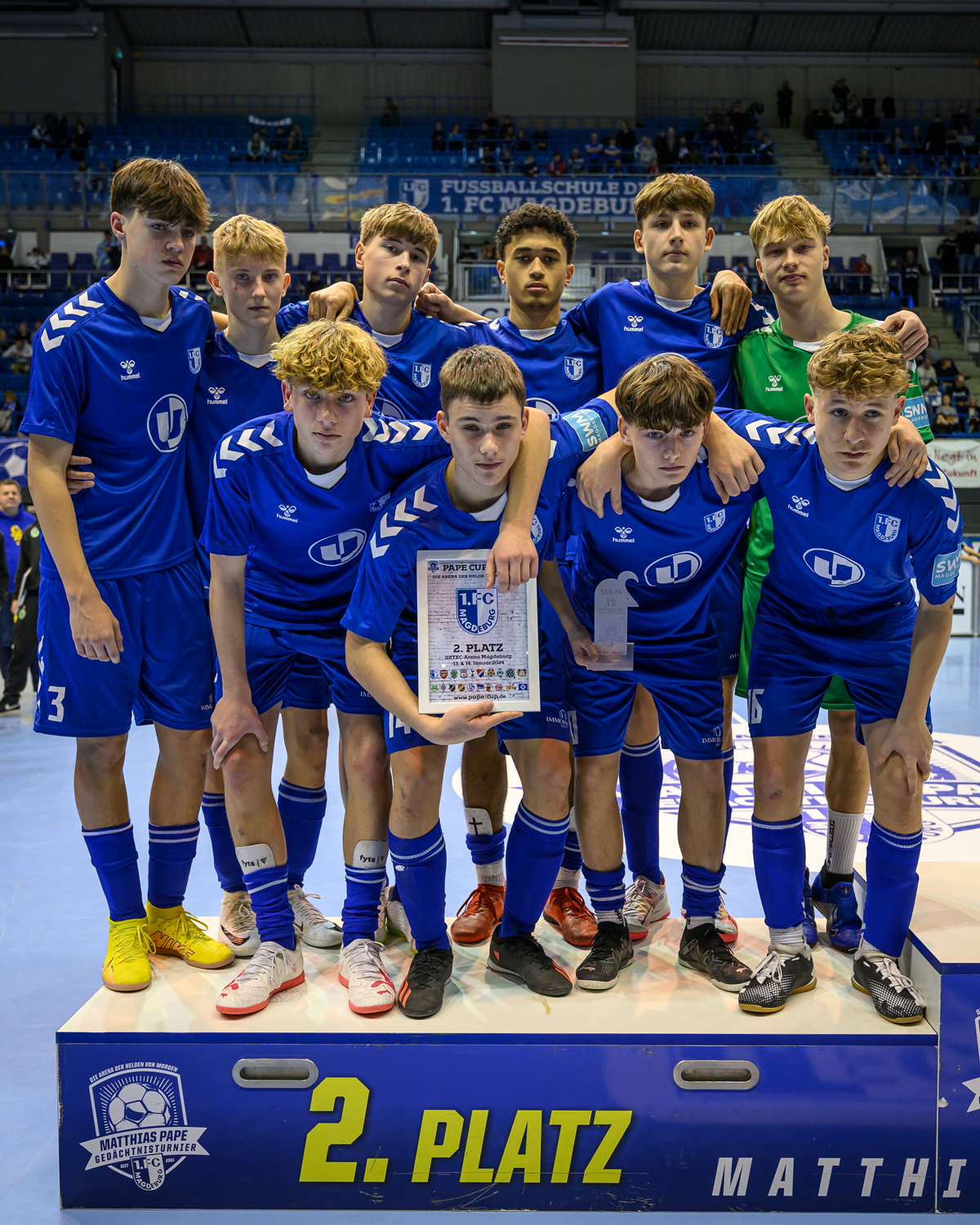 Die U15 des Clubs holte den zweiten Platz.