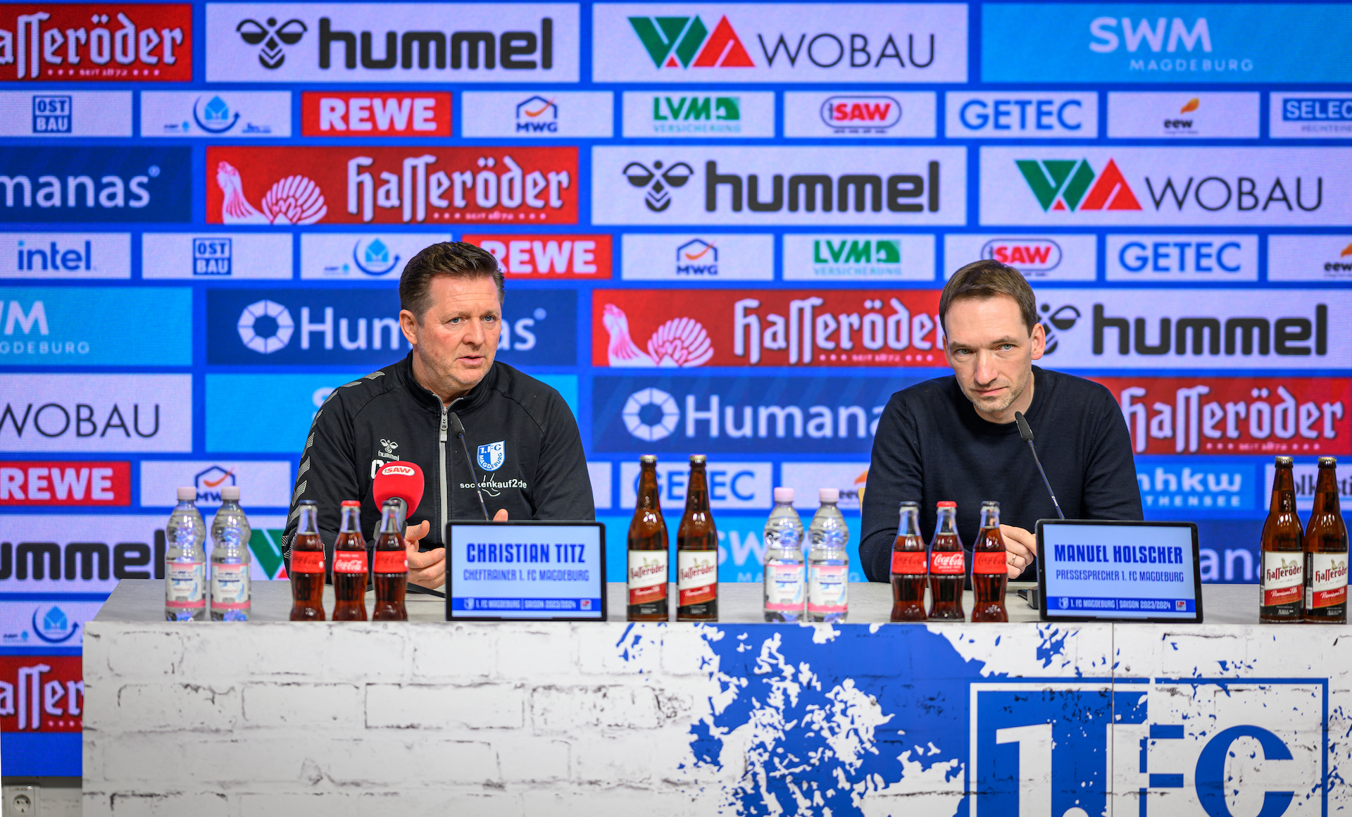 Christian Titz(links) und Manuel Holscher 