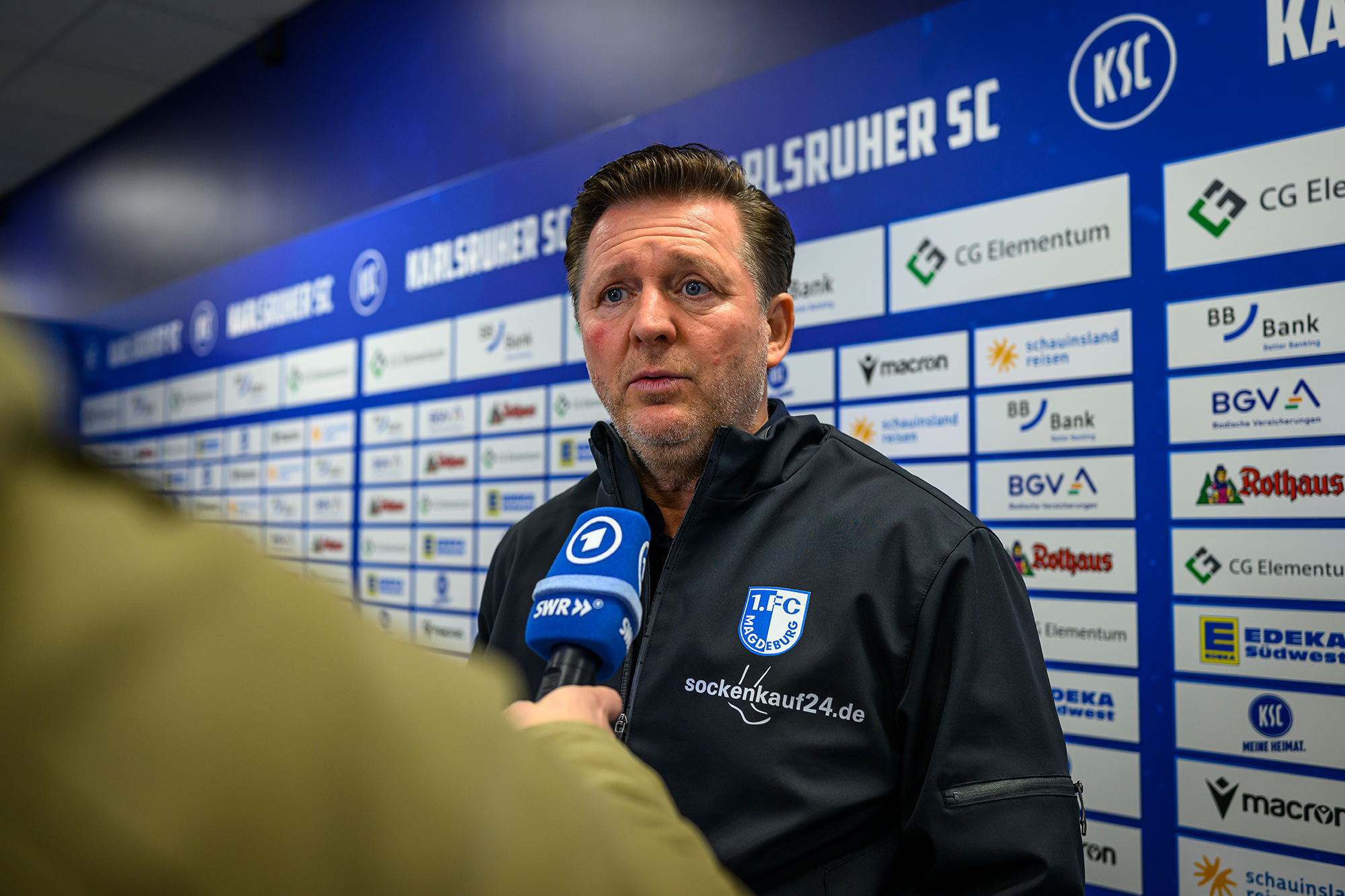 FCM-Cheftrainer Christian Titz sah seine Mannschaften in fast allen Bereichen unterlegen. 