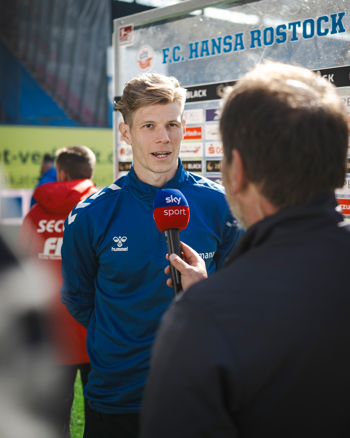 Luca Schuler erzielte das wichtige 1:0 in Rostock.