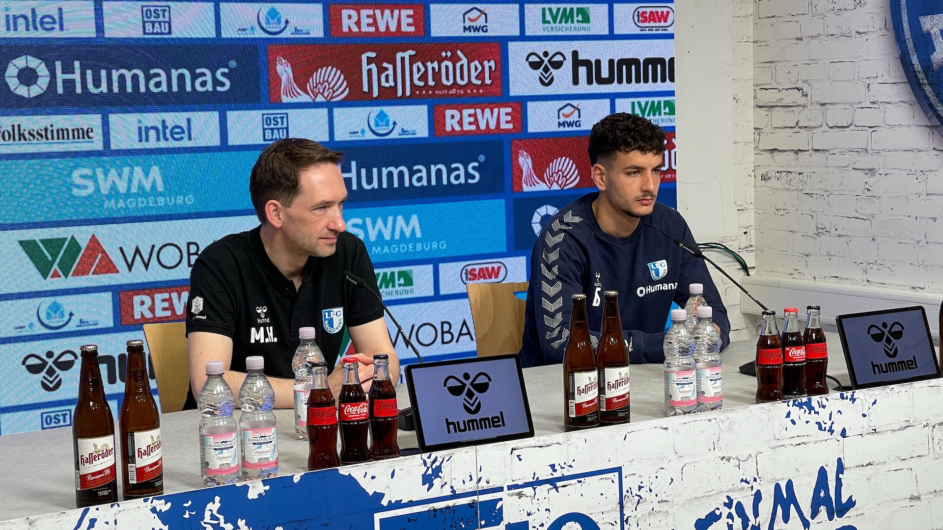 Manuel Holscher(link) und Daniel Elfadli(rechts)