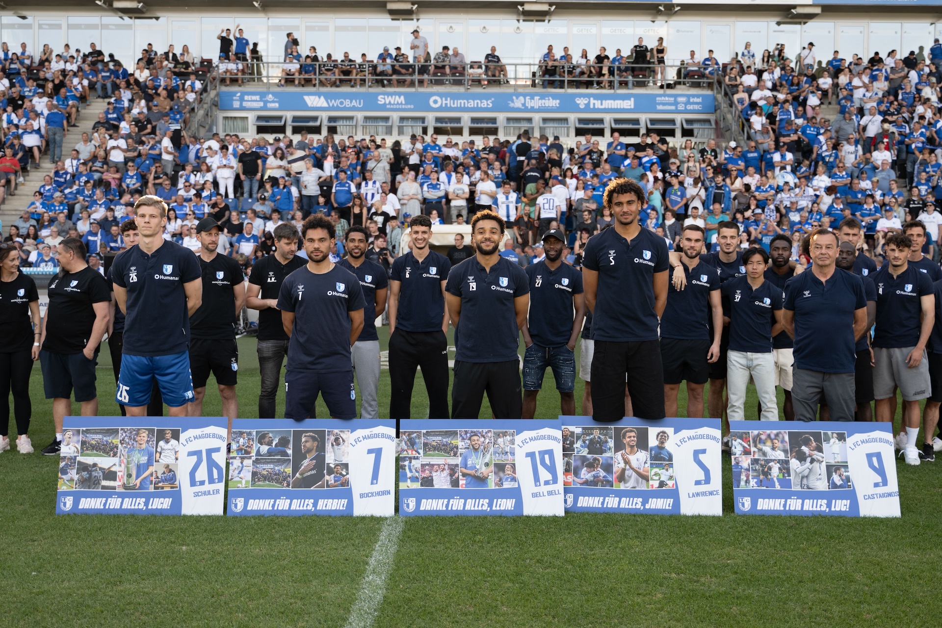 Spielerverabschiedung