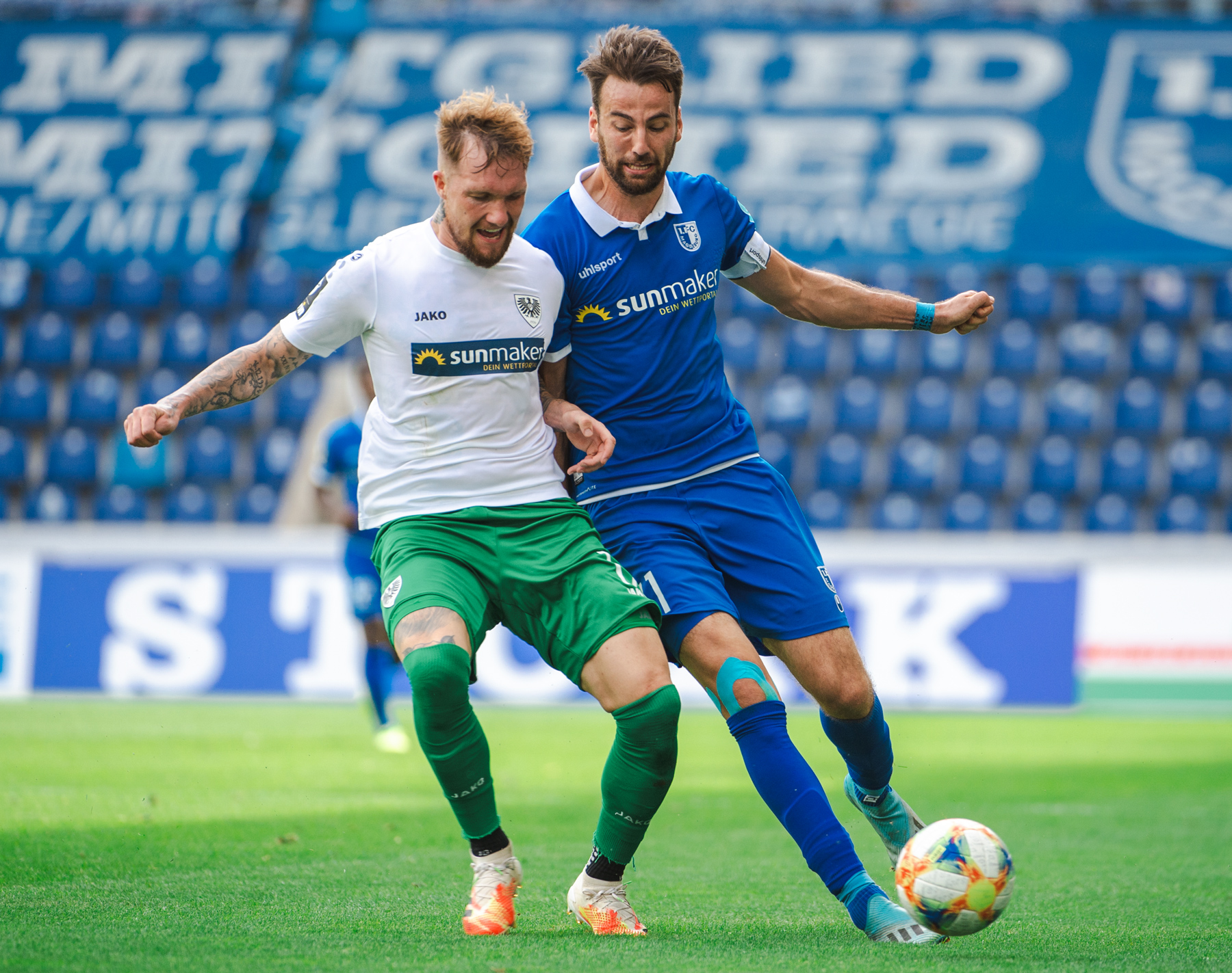 Zuletzt begegneten sich beide Mannschaften am 4. Juli 2020 in der MDCC-Arena, die Partie endete 2:2. Foto: FCM / Norman Scholz