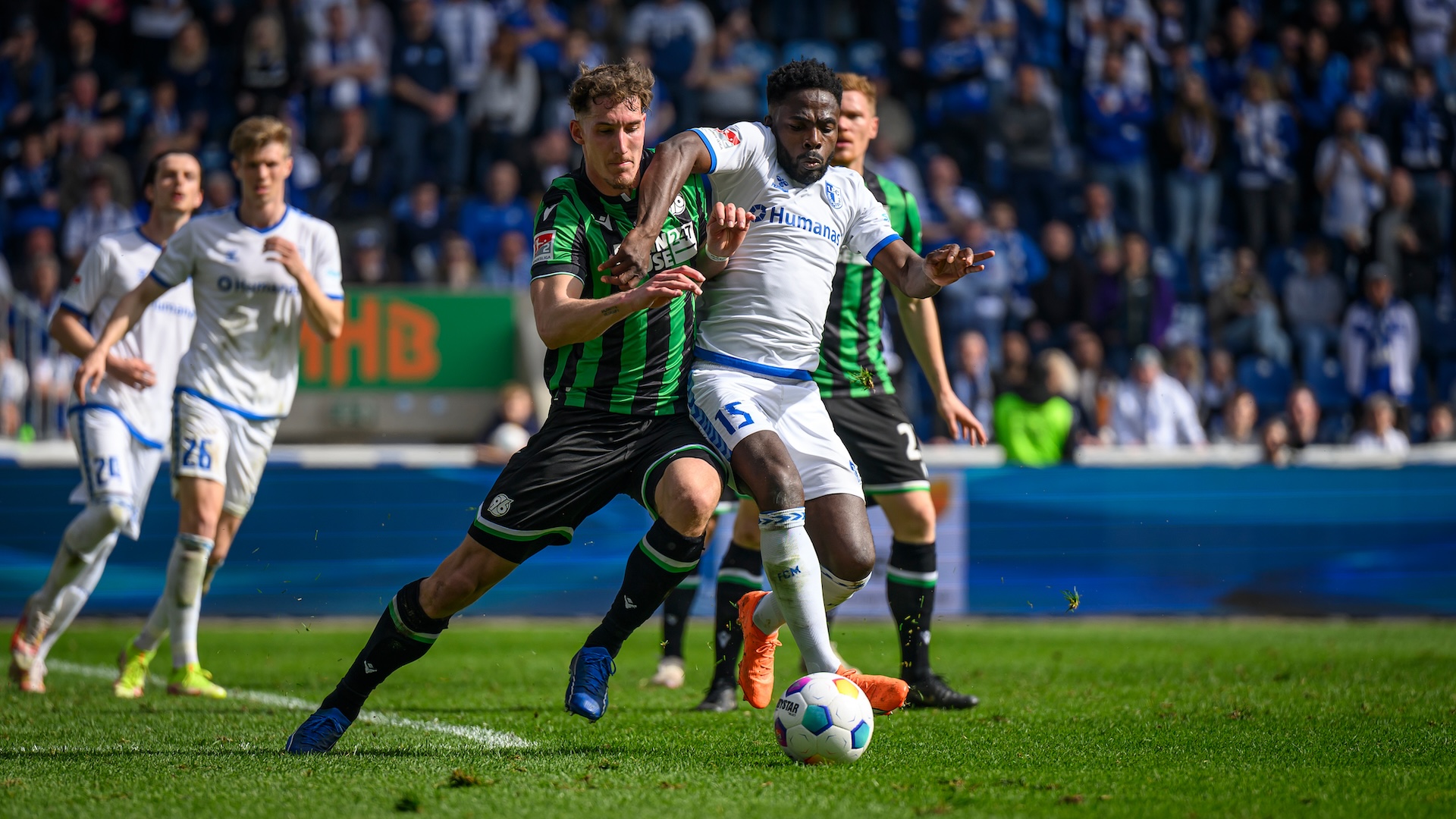 Daniel Heber im Zweikampf