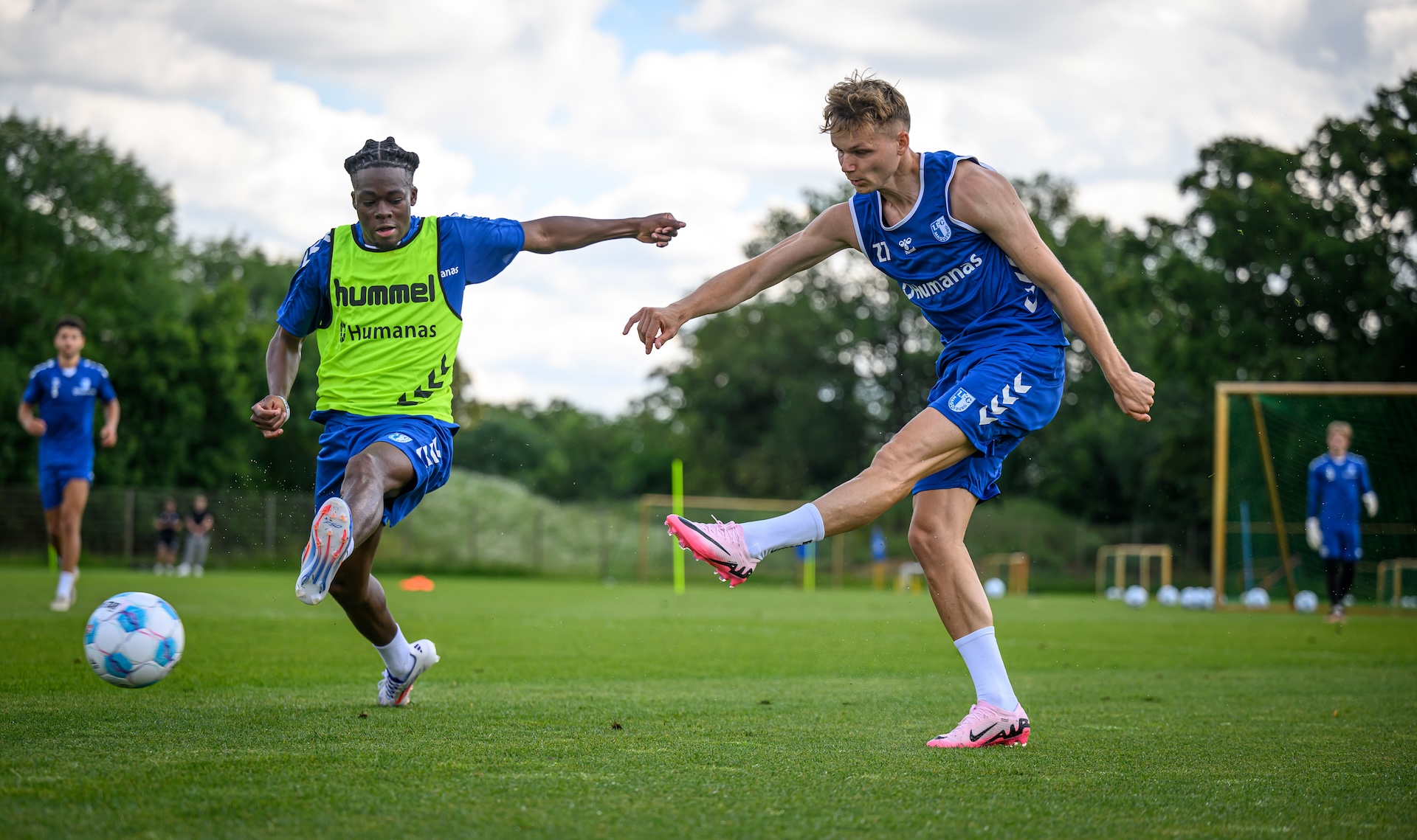 Pierre Nadjombe und Philipp Hercher