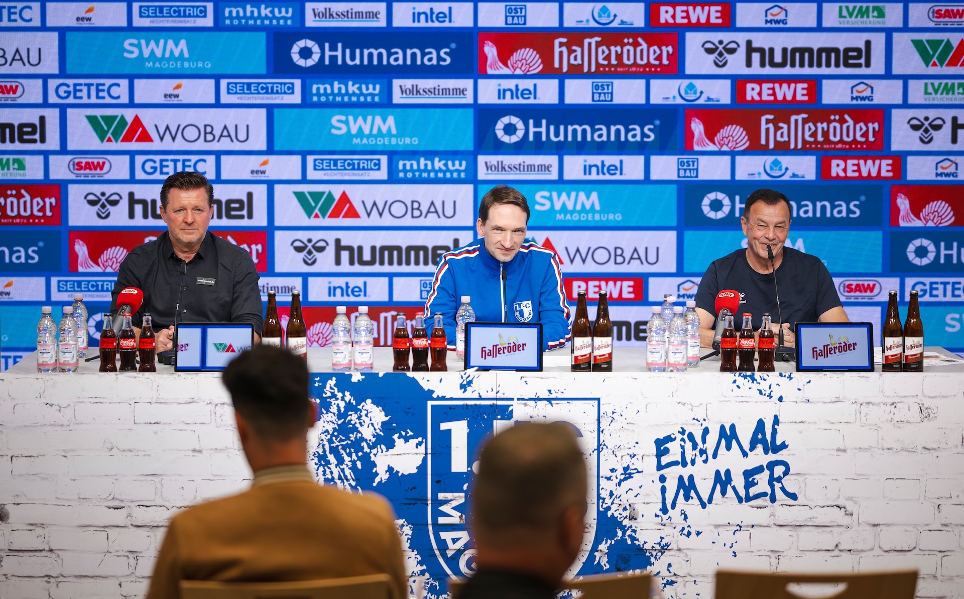 Christian Titz(links), Manuel Holscher(mittig) und Otmar Schork(rechts)