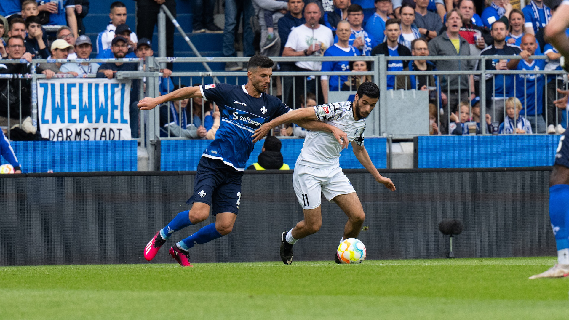 Mo El Hankouri im Zweikampf