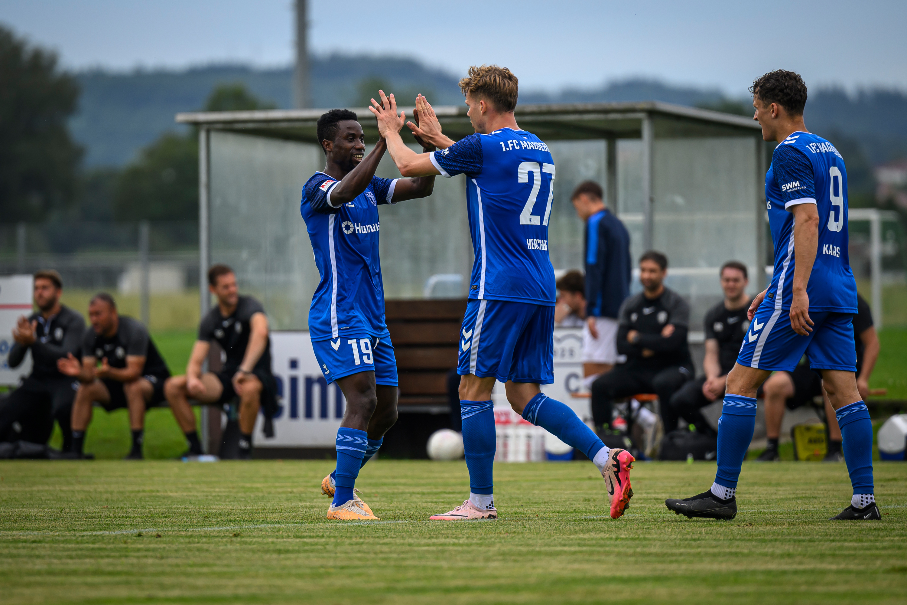 Von links: Daniel Heber, Philipp Hercher und Martijn Kaars