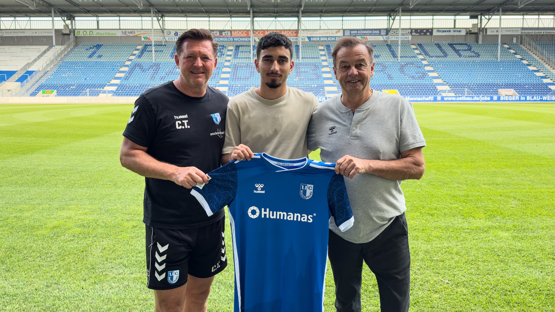 Christian Titz(links), Livan Burcu(mittig), Otmar Schork(rechts)