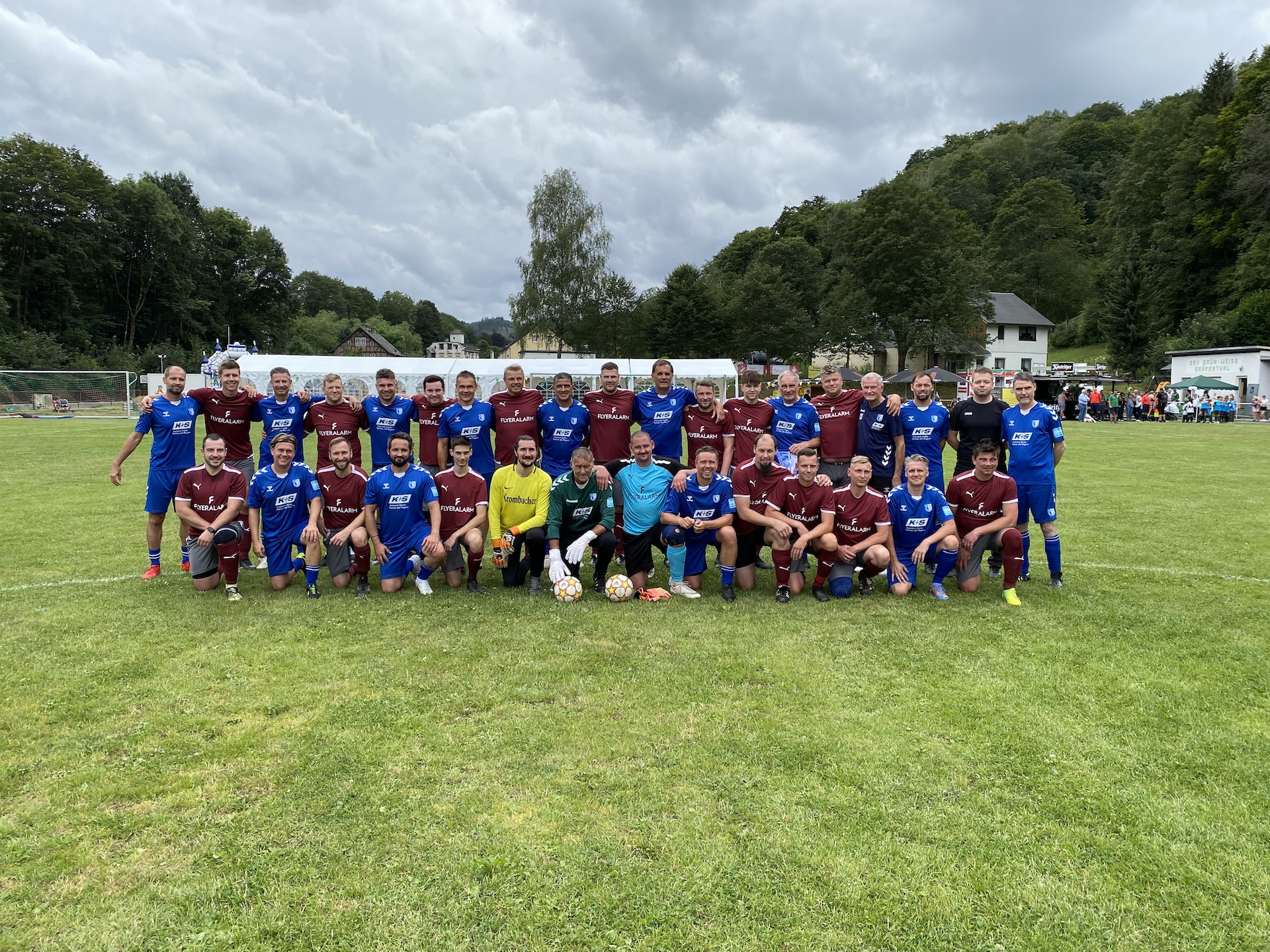Gruppenfoto Traditionsmannschaft