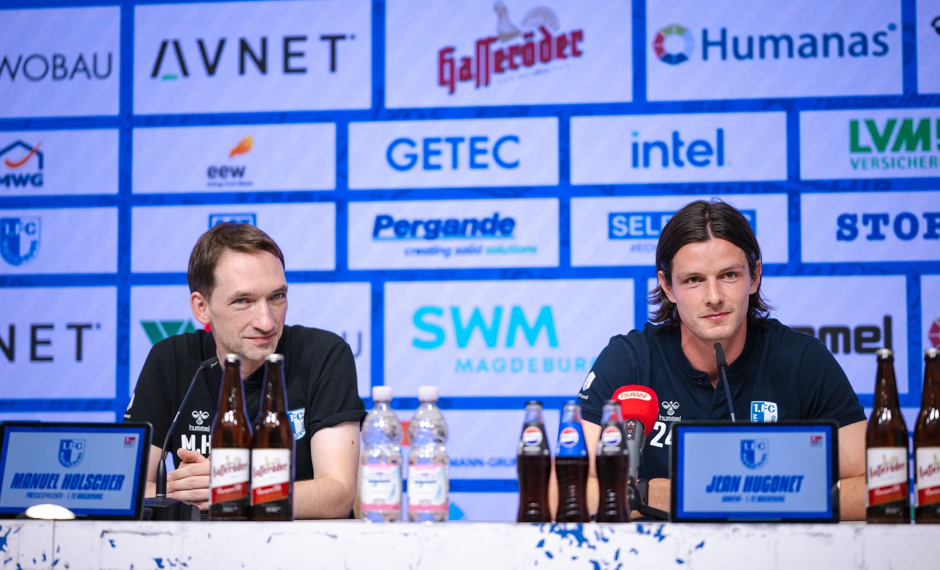 Manuel Holscher(links) und Jean Hugonet(rechts)