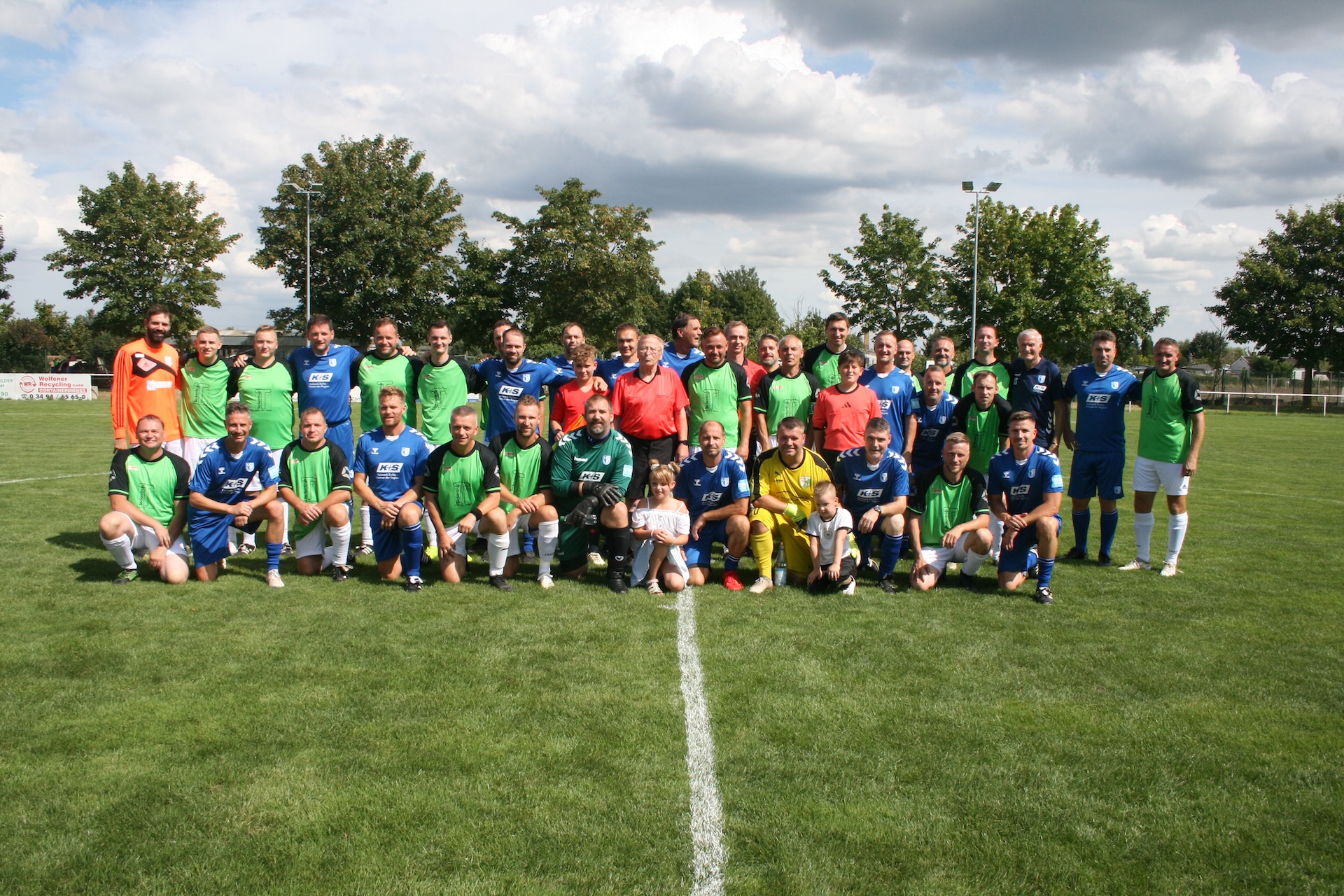 Gruppenfoto Traditionsmannschaft