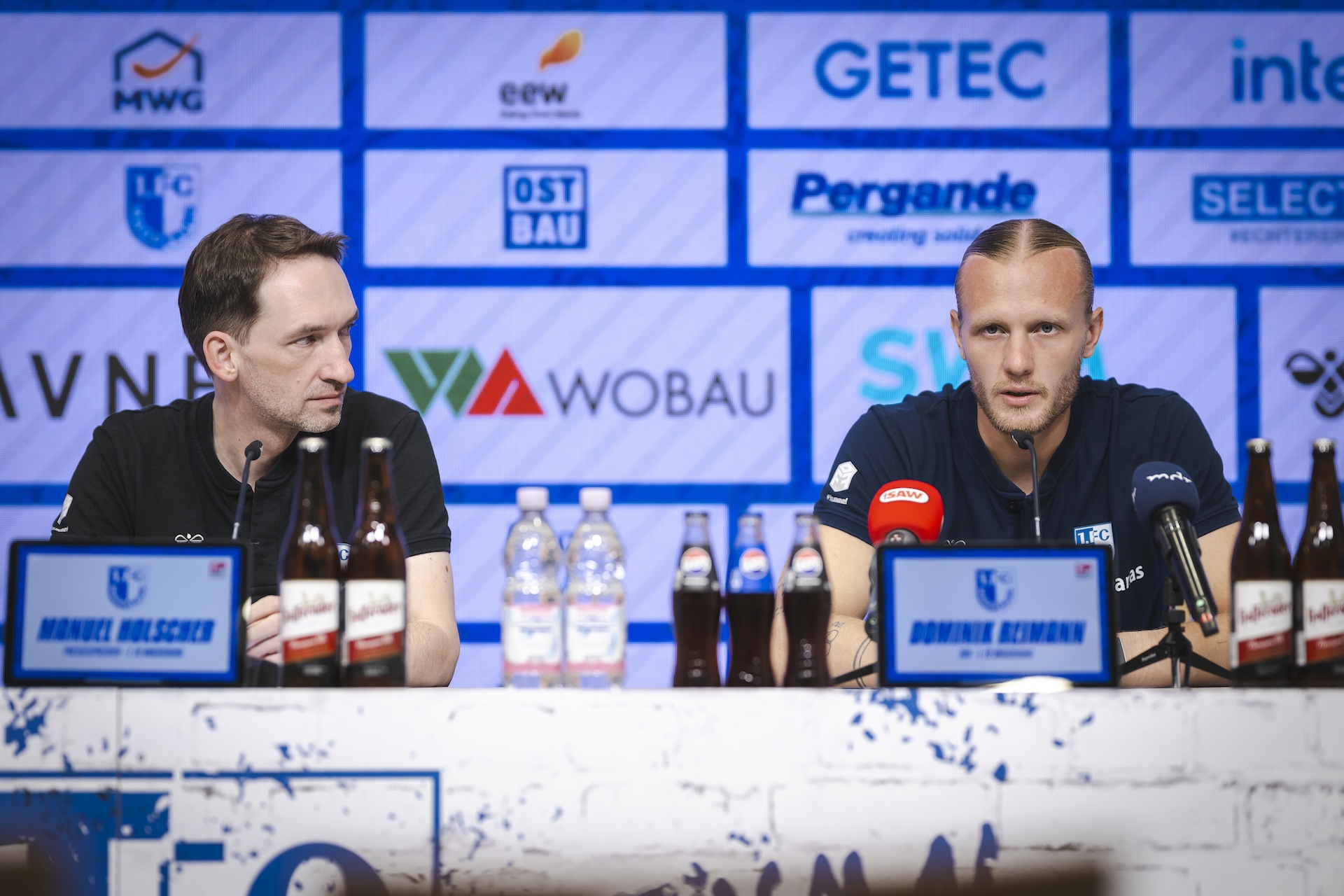 Von links: Manuel Holscher und Dominik Reimann