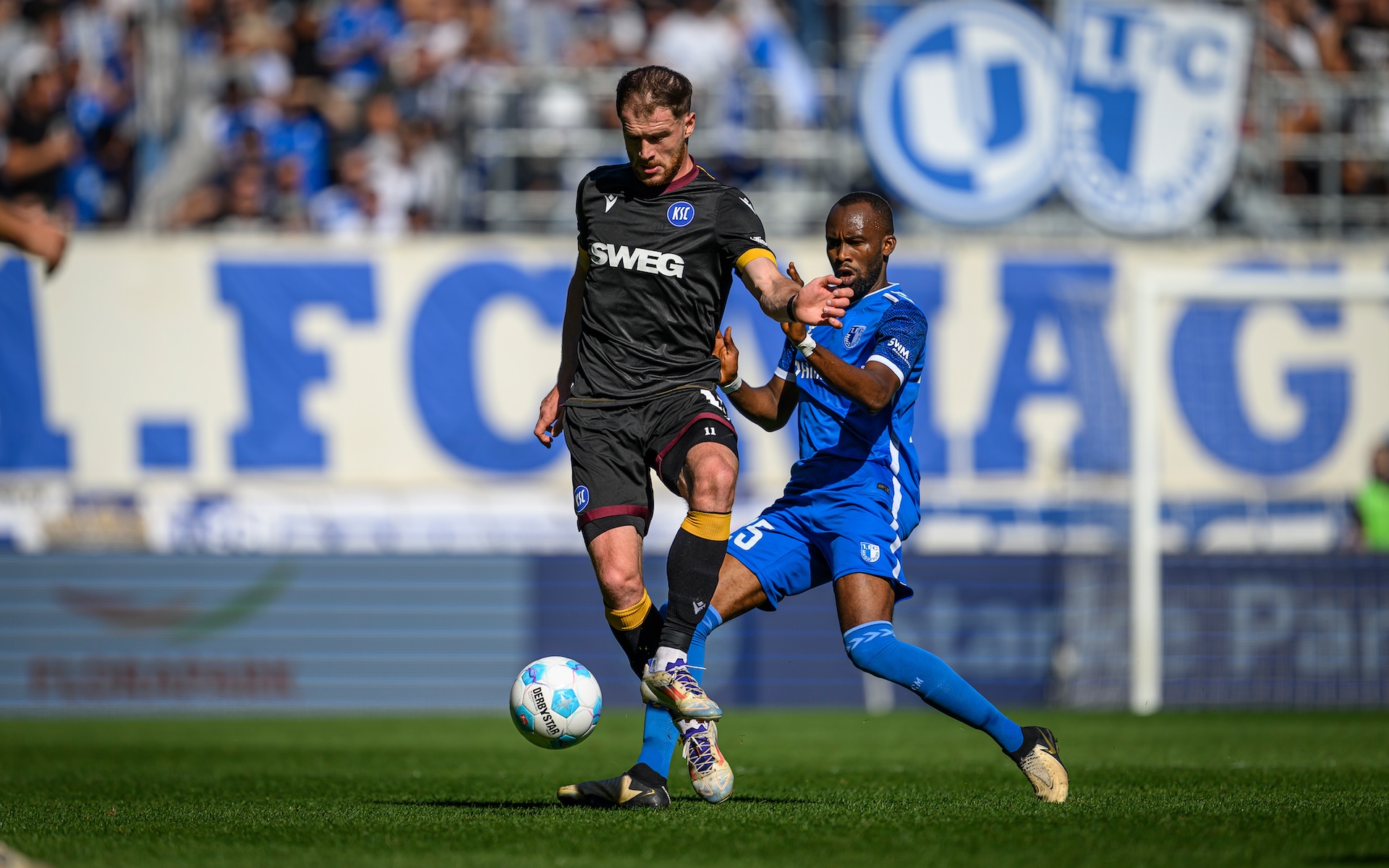 Silas Gnaka im Zweikampf