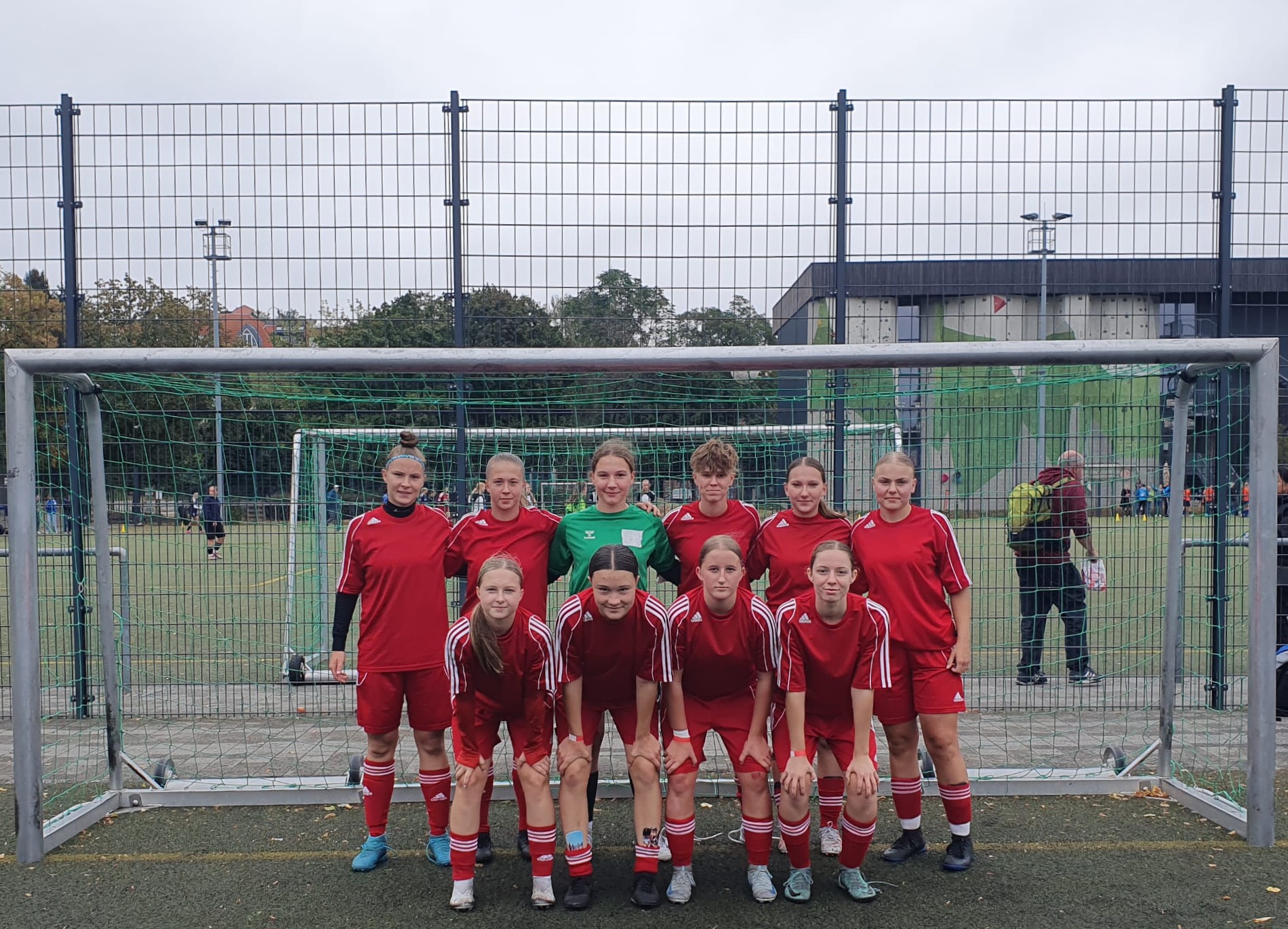 Die Mädels waren nah dran am 3. Platz.