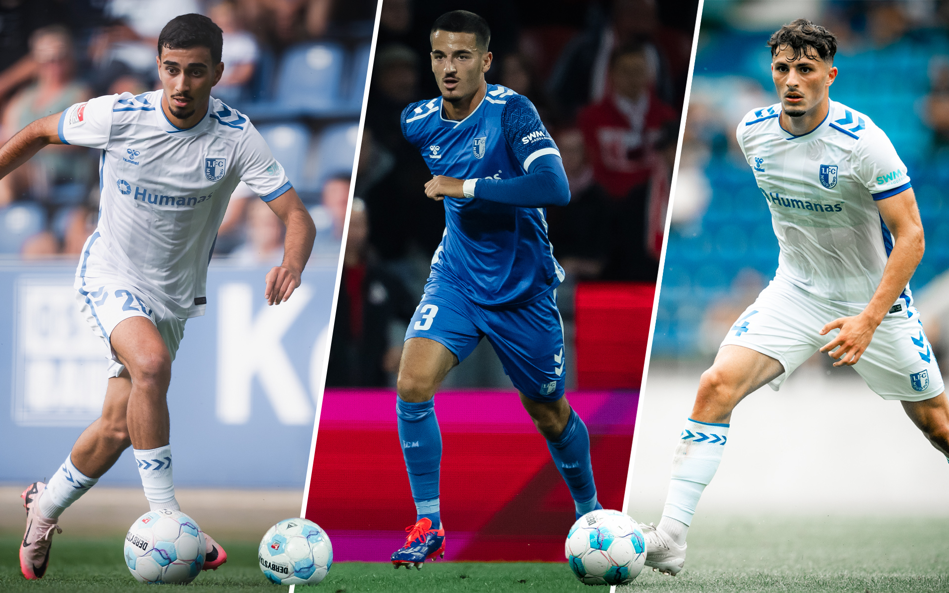 Livan Burcu, Andi Hoti und Eldin Dzogovic