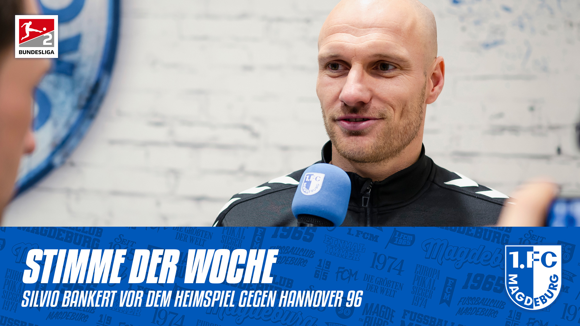 Silvio Bankert am Mikrofon von FCM-tv