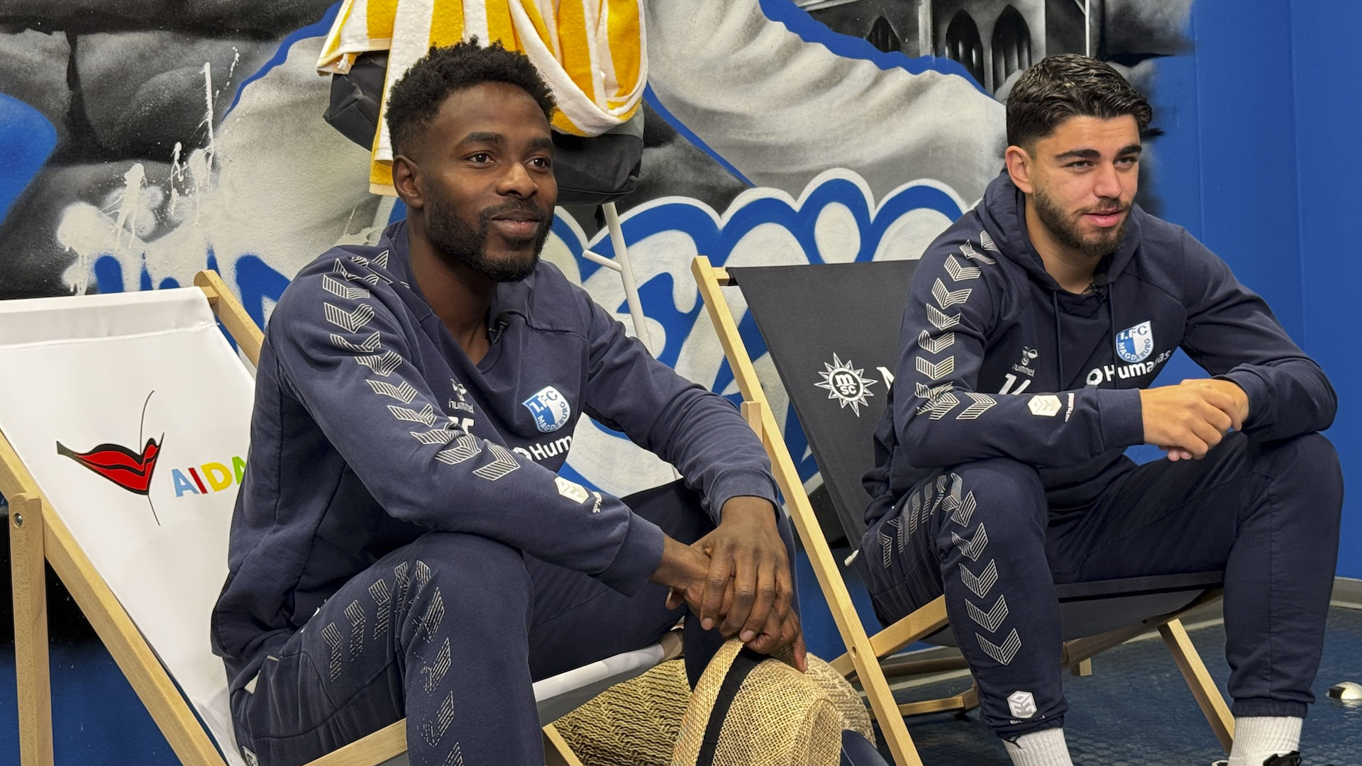 Daniel Heber und Abu El-Zein beim Production Day