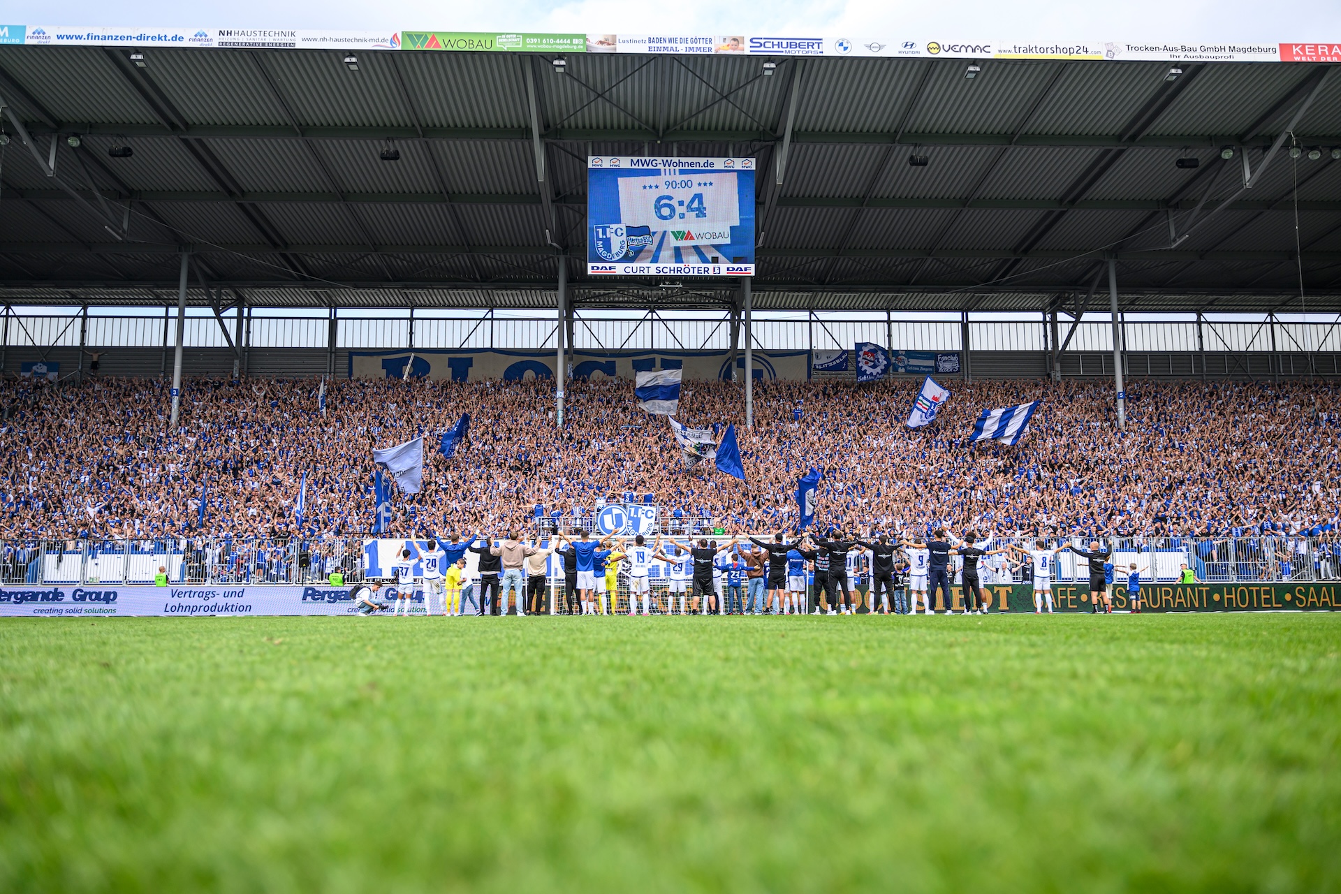 Im September 2023 gewann der FCM mit 6:4 gegen Hertha BSC