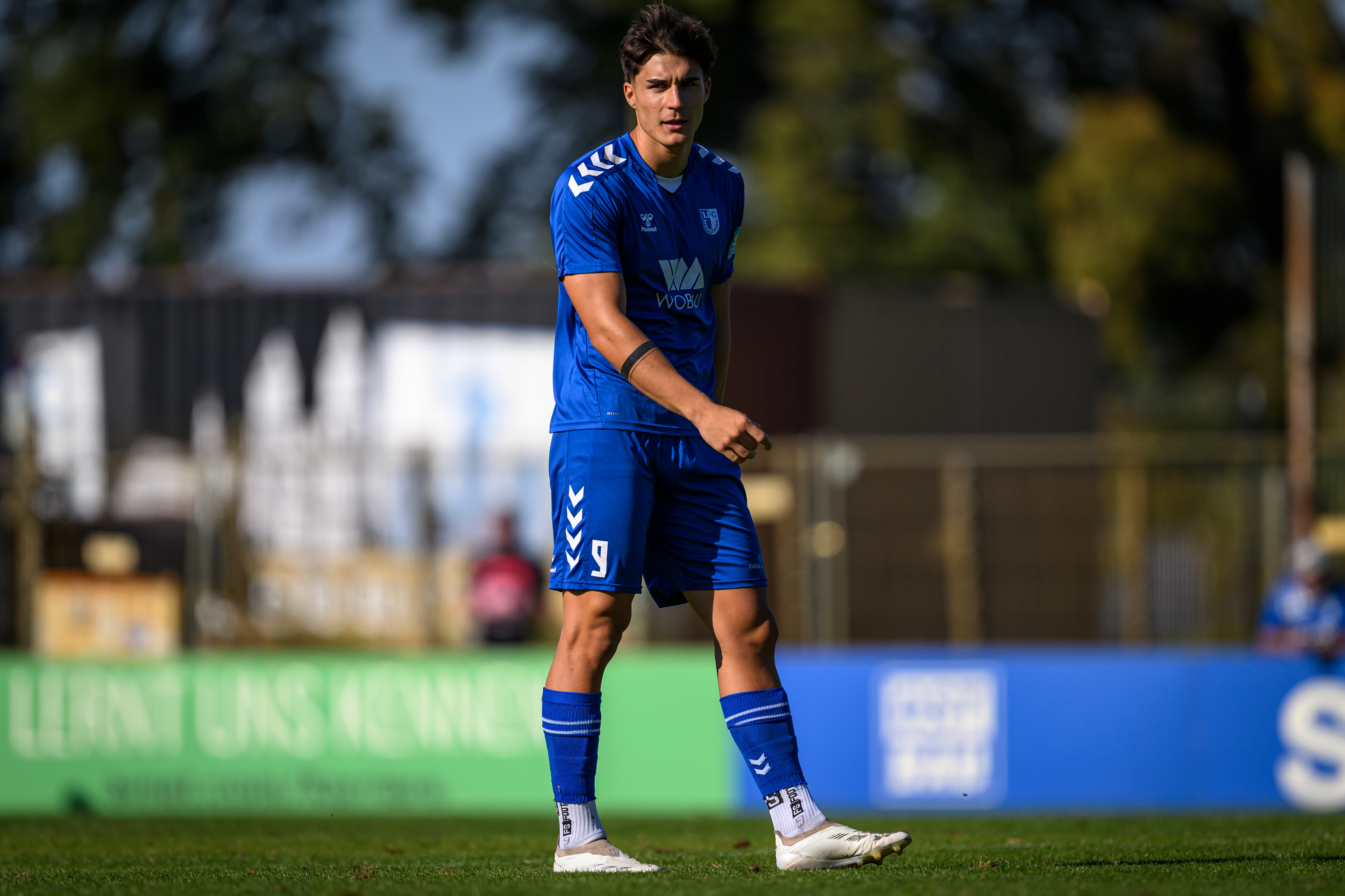 U23 Spieler auf dem Rasen