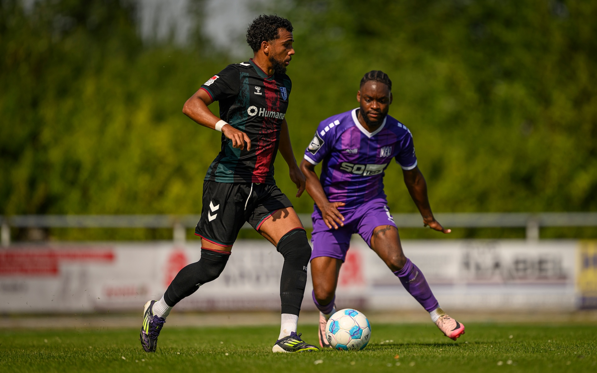 Eine Szene aus dem Testspiel gegen Osnabrück