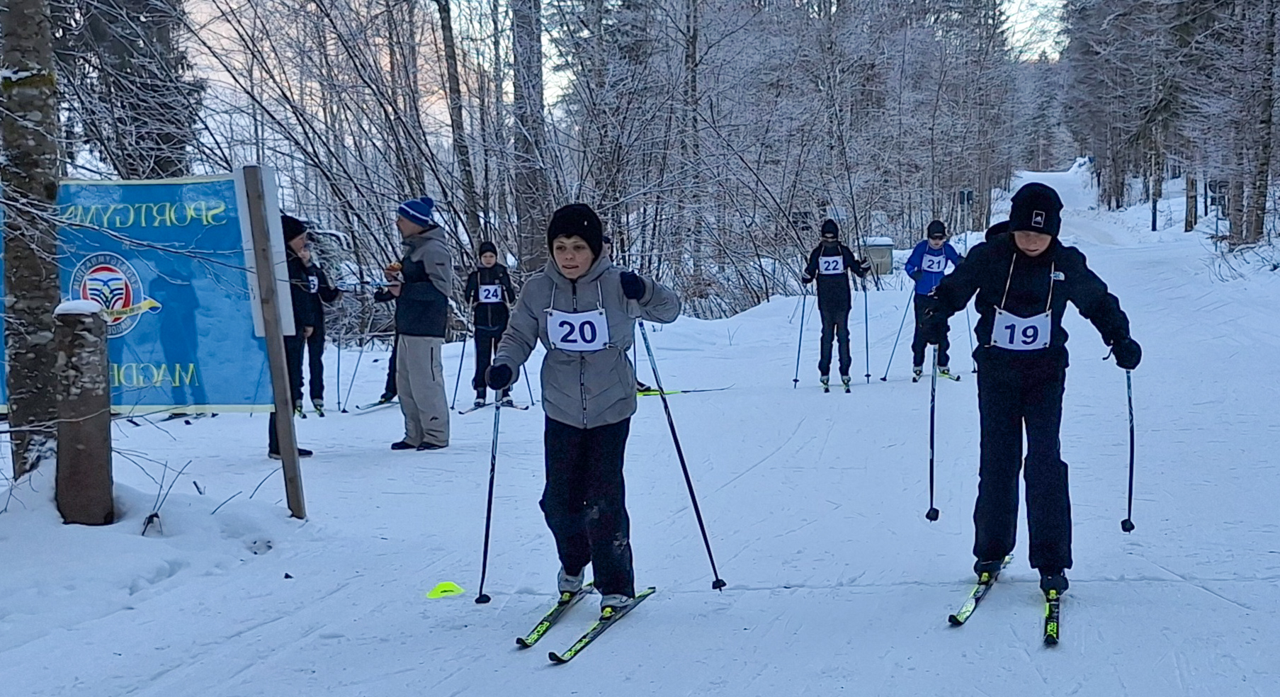Magdeburger Sportschüler im Skicamp