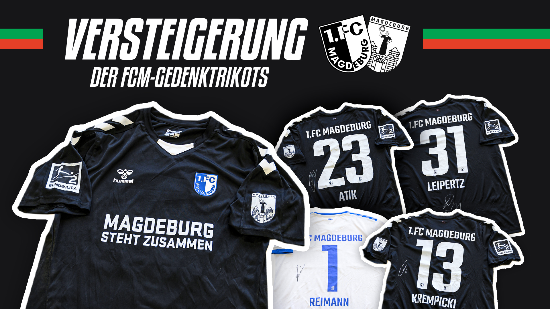 Sondertrikots aus dem Heimspiel gegen Braunschweig