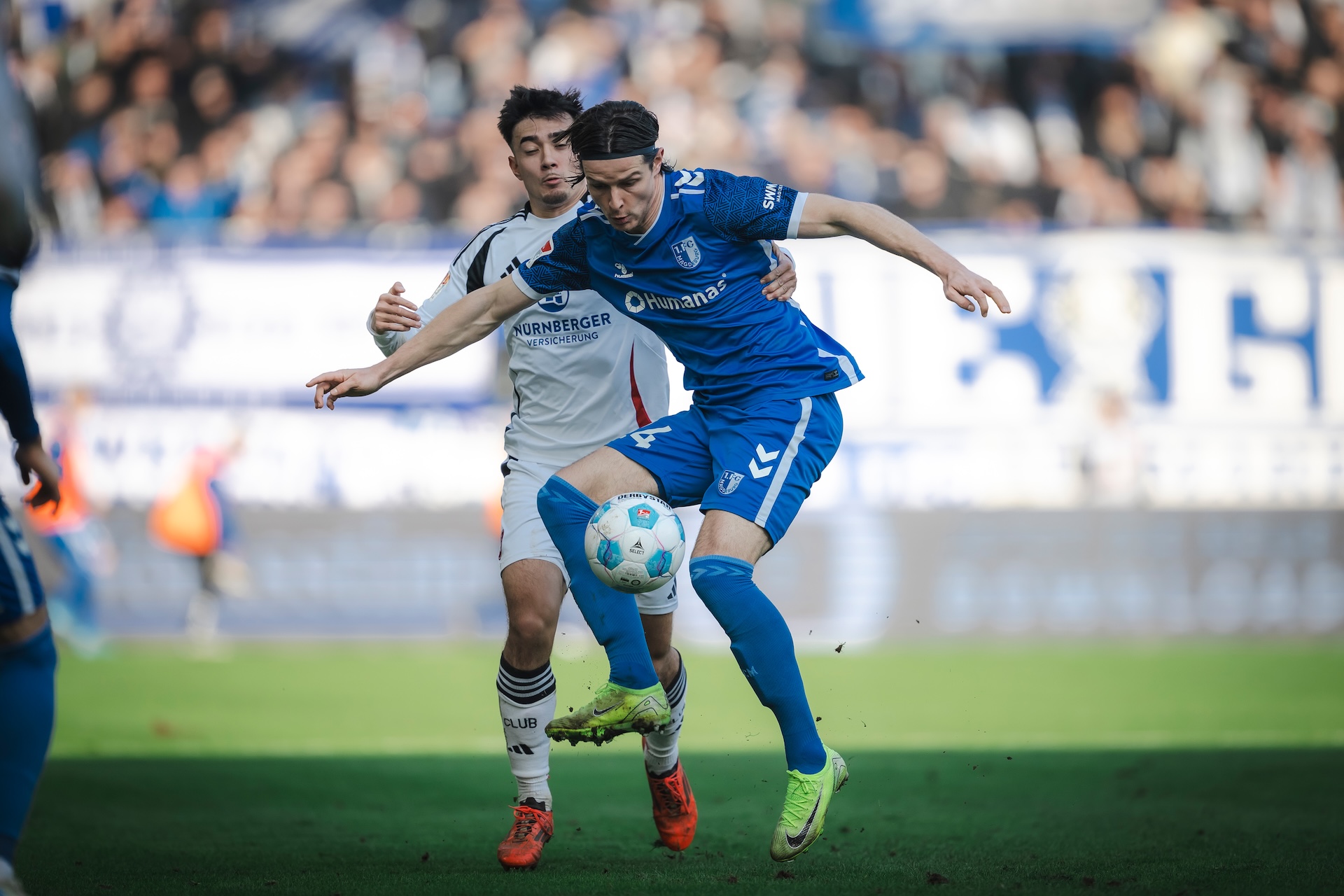 Jean Hugonet (rechts) im Spiel gegen Nürnberg.