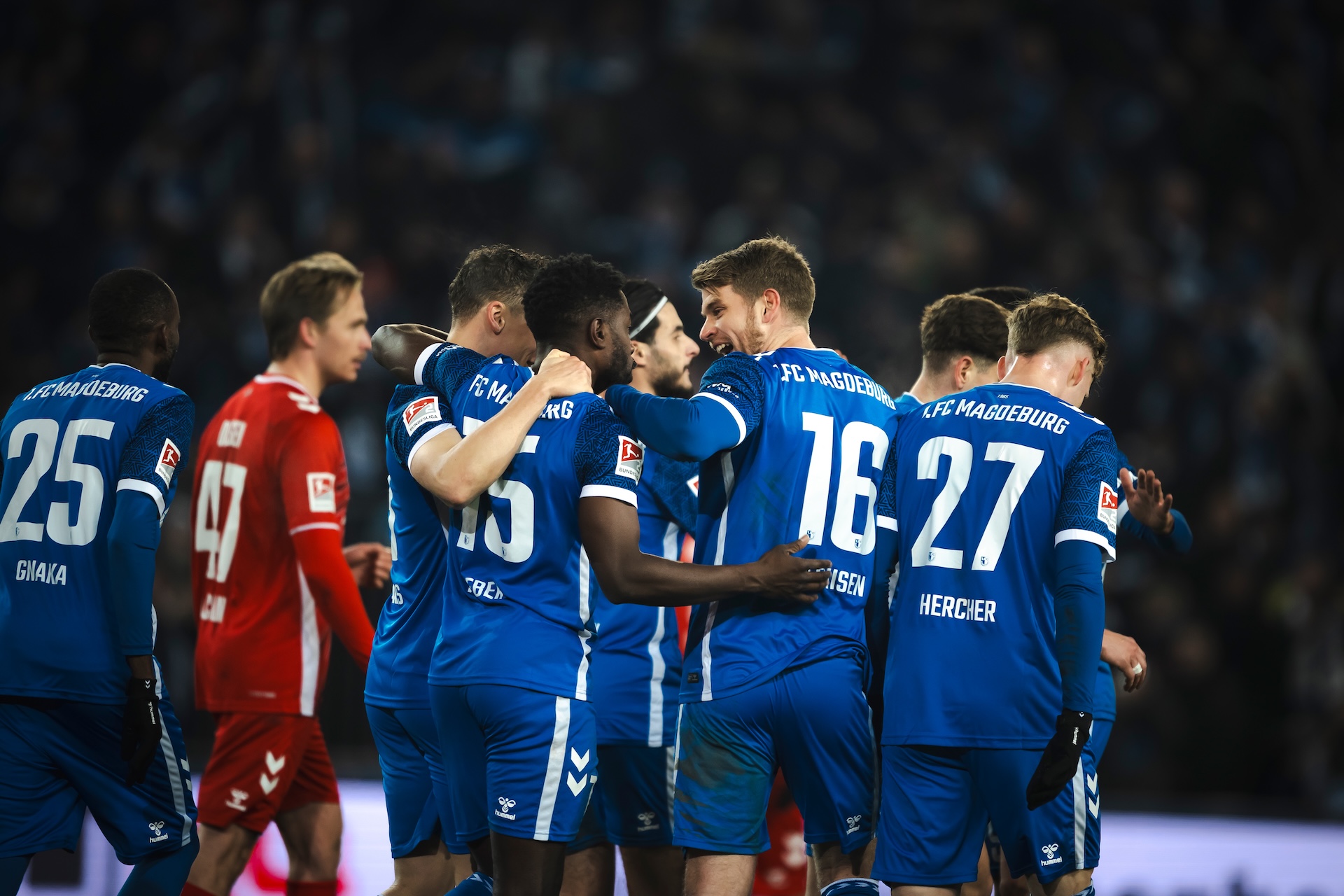 Gemeinsamer Jubel nach dem Tor