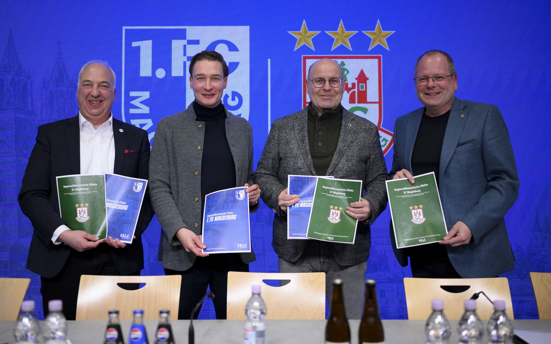 Von links: Jens Jaschinski, Martin Geisthardt, Dr. Jörg Biastoch und Marc-Henrik Schmedt