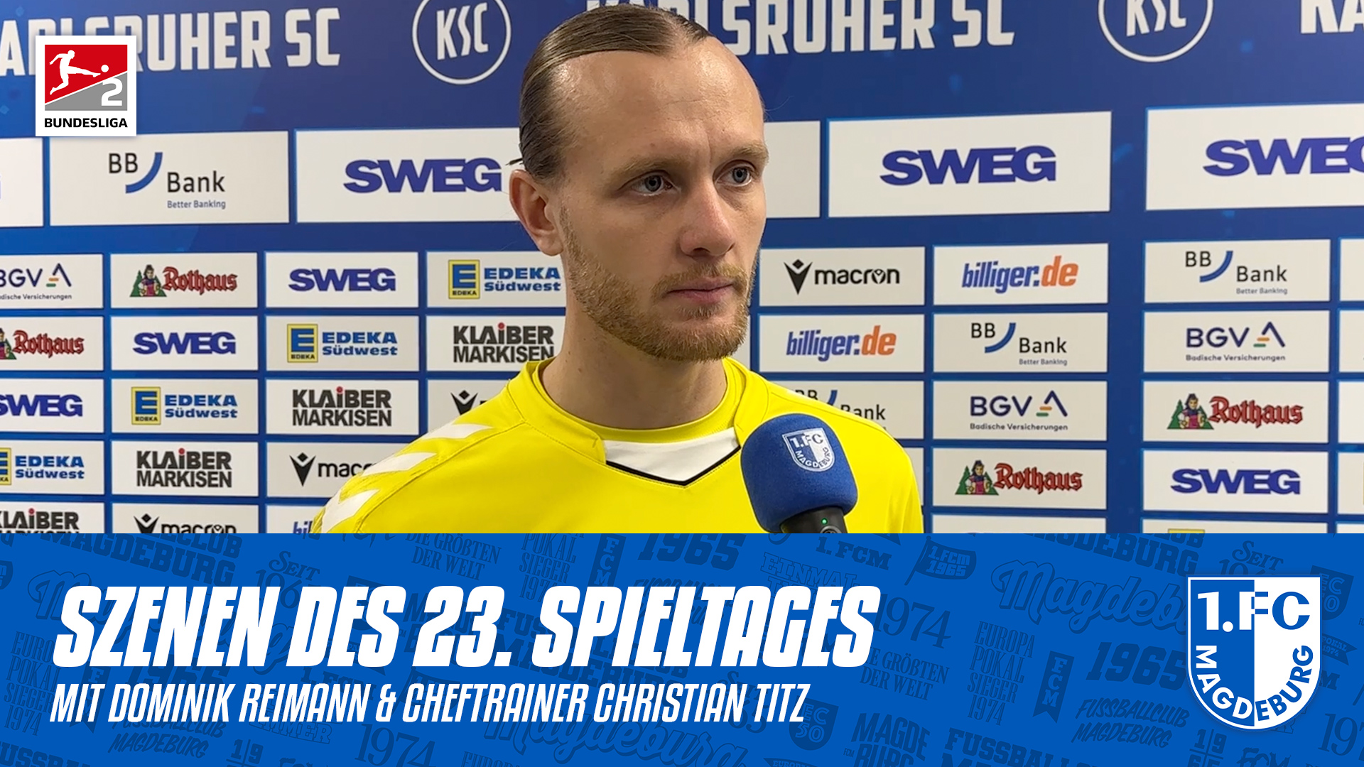 Dominik Reimann am Mikrofon von FCM-tv