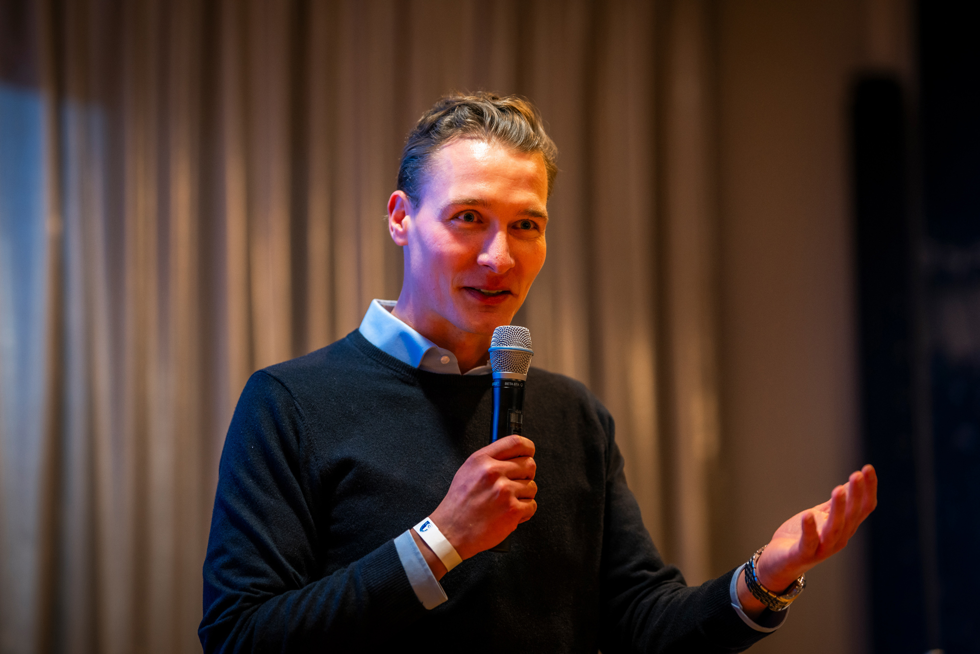 Kaufmännischer FCM-Geschäftsführer, Martin Geisthardt, sprach über wichtige Themengebiete.