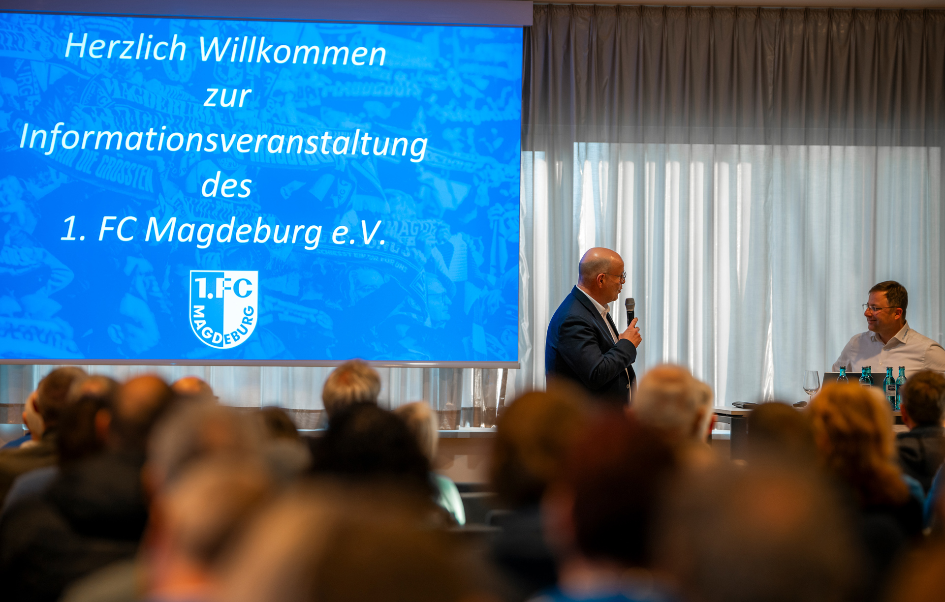 Dr. Jörg Biastoch und Dirk Weber leiteten die Veranstaltung ein.