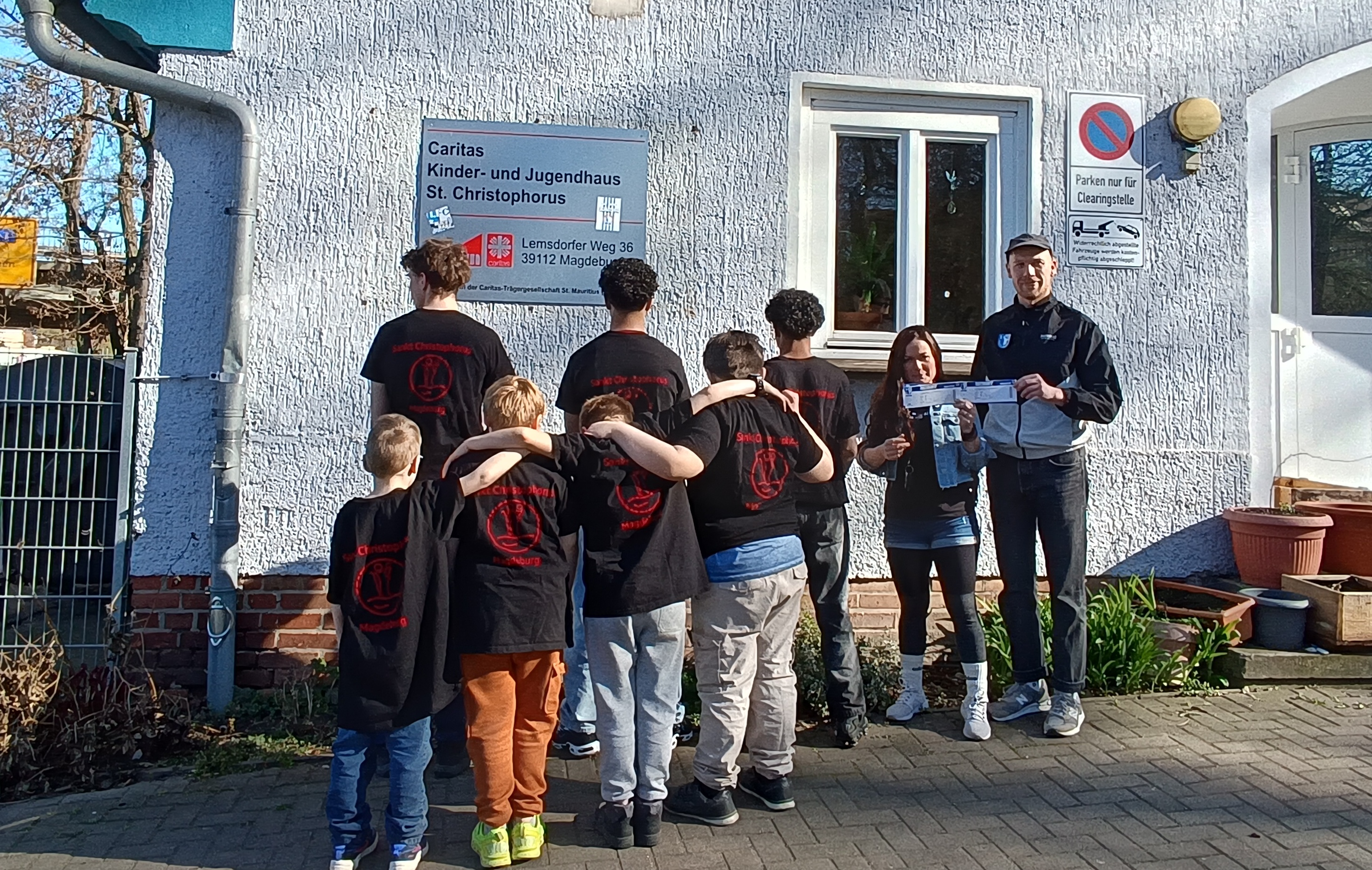 20 Tickets gingen an das Caritas Kinder- und Jugendhaus St. Christophorus.