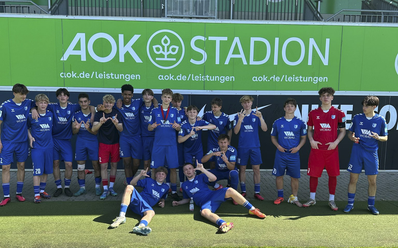 Durch den Sieg am Samstag und das Ergebnis von Bochum am Sonntag hat sich das Team für das Achtelfinale qualifiziert.