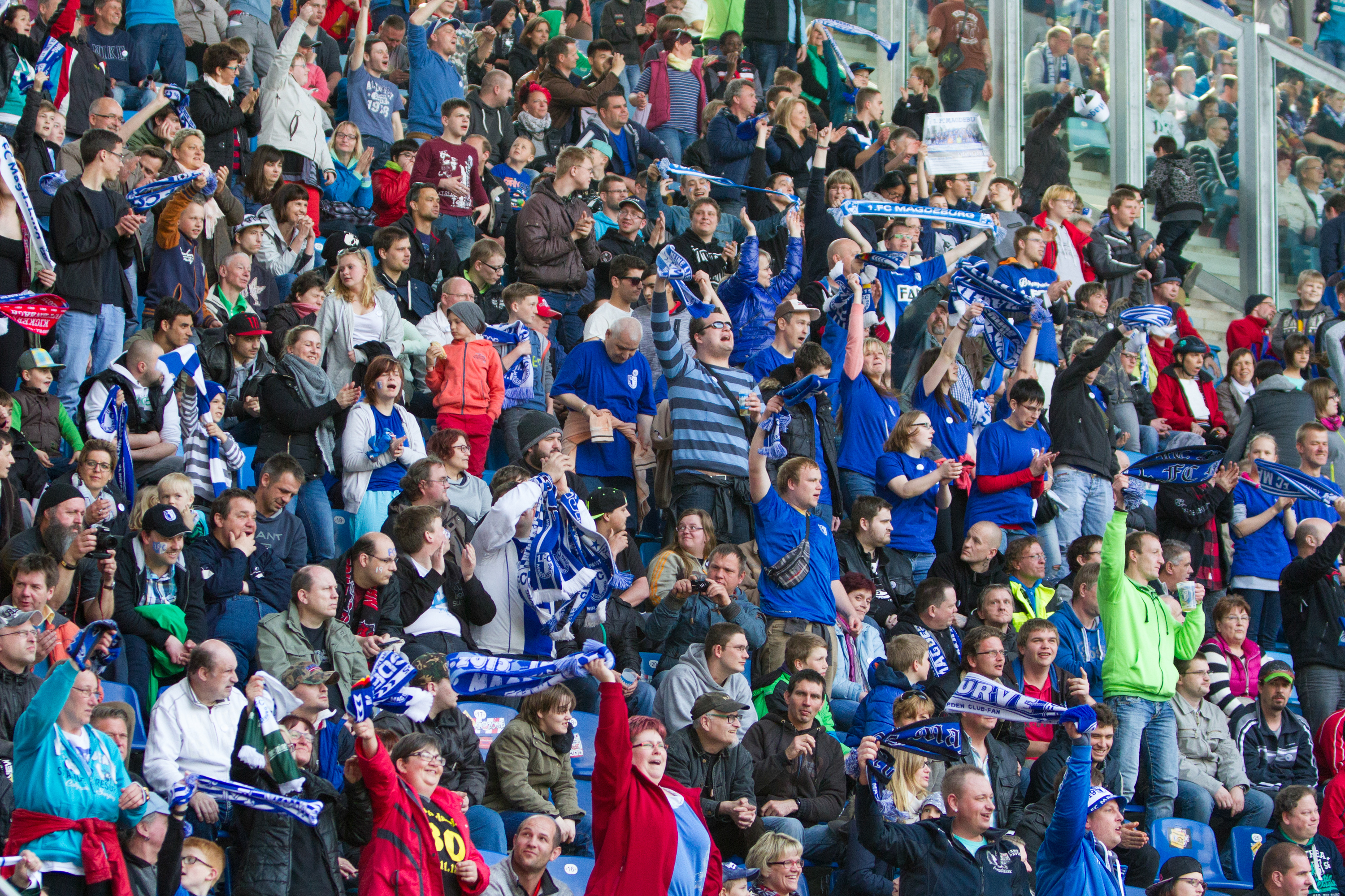 Der Behindertentag des 1. FC Magdeburg.