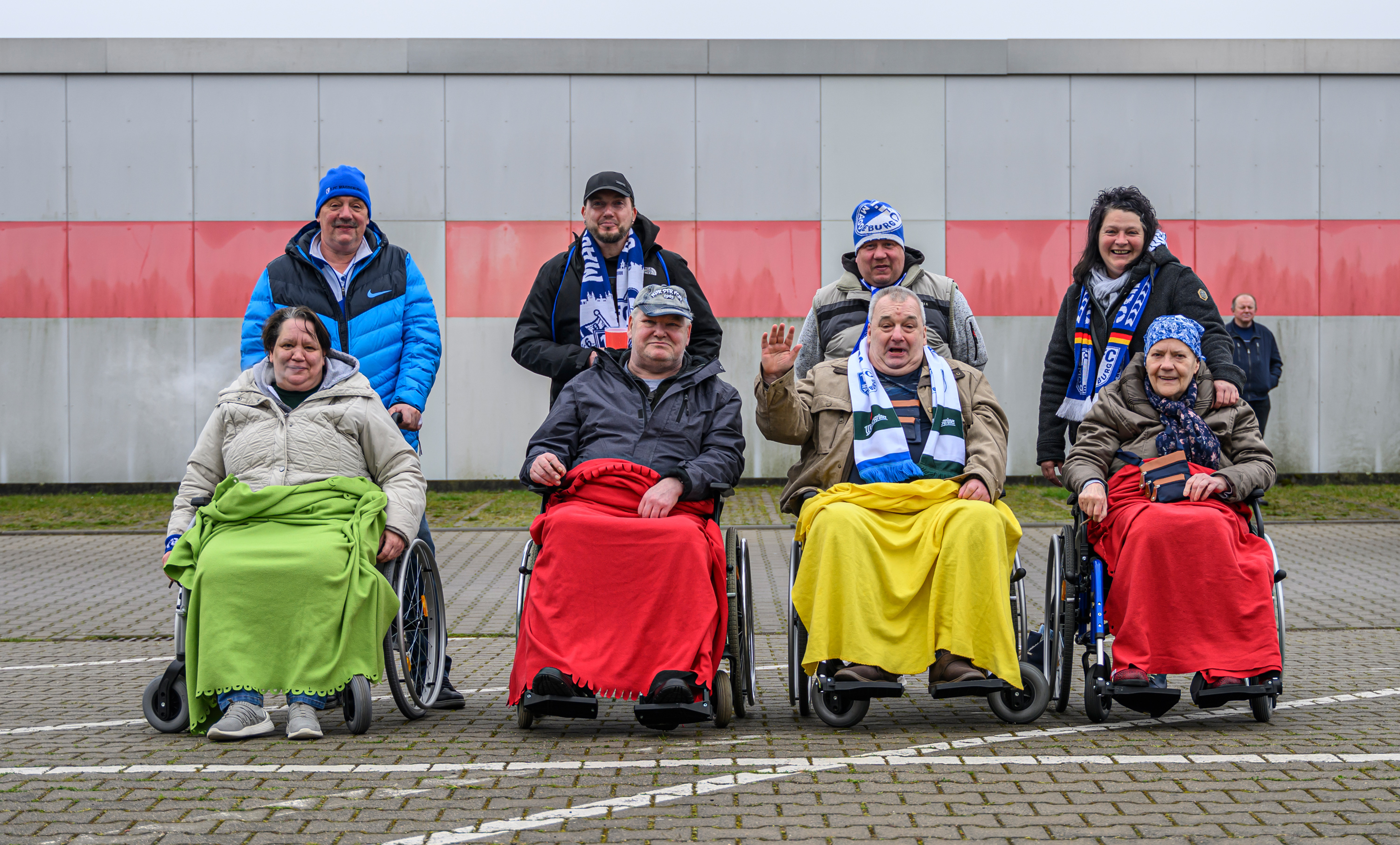 Viele Fans mit Handicap freuen sich bereits das ganze Jahr auf den besonderen Tag beim Club.