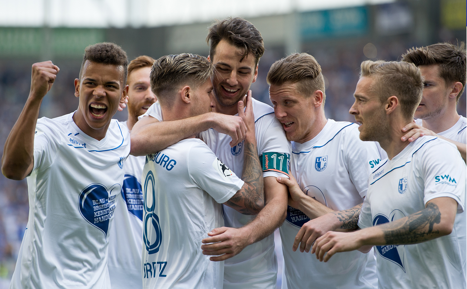 2018 schaffte der FCM am Behindertentag den Aufstieg in die 2. Bundesliga.