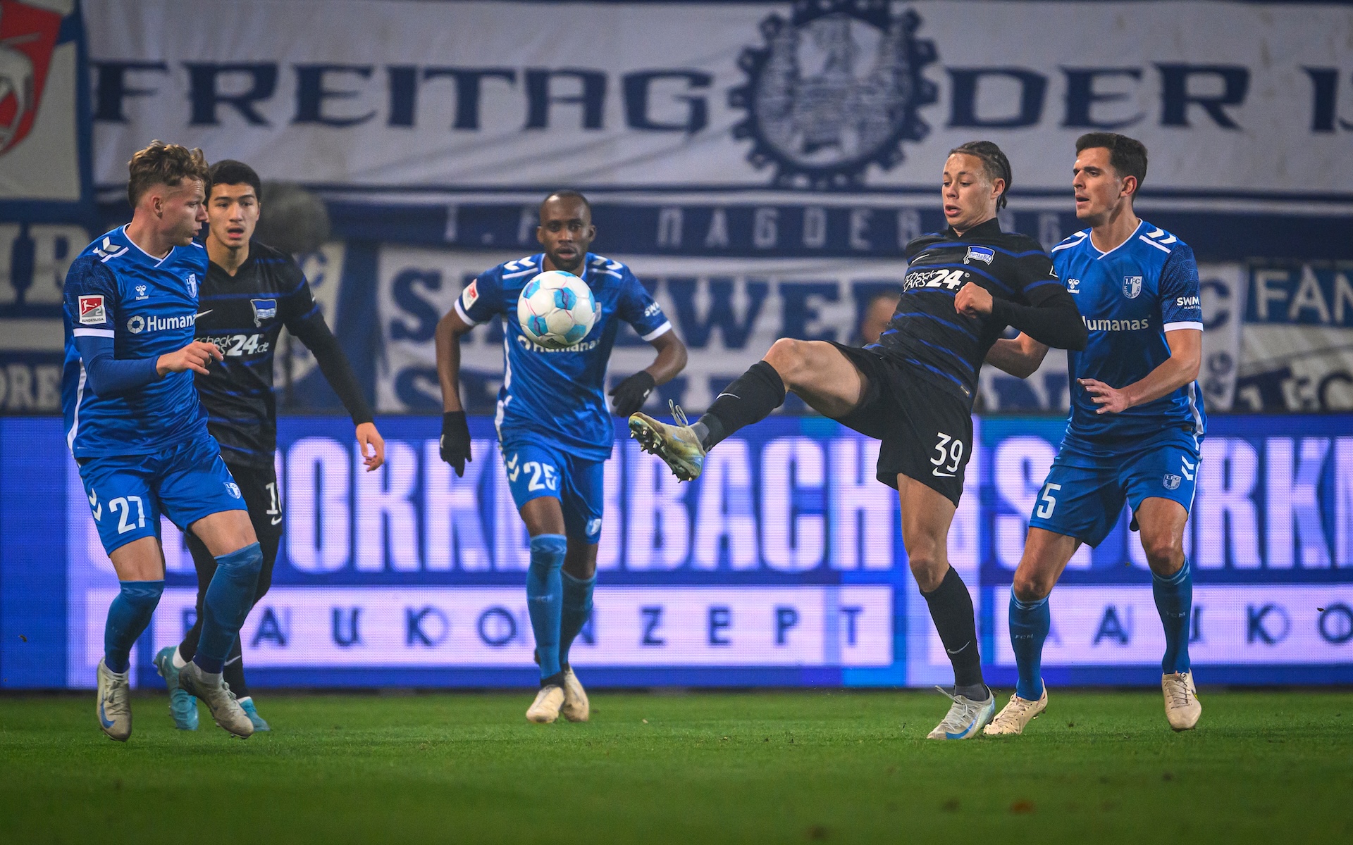 Foto aus dem vergangenen Duell mit Hertha BSC (1:3)