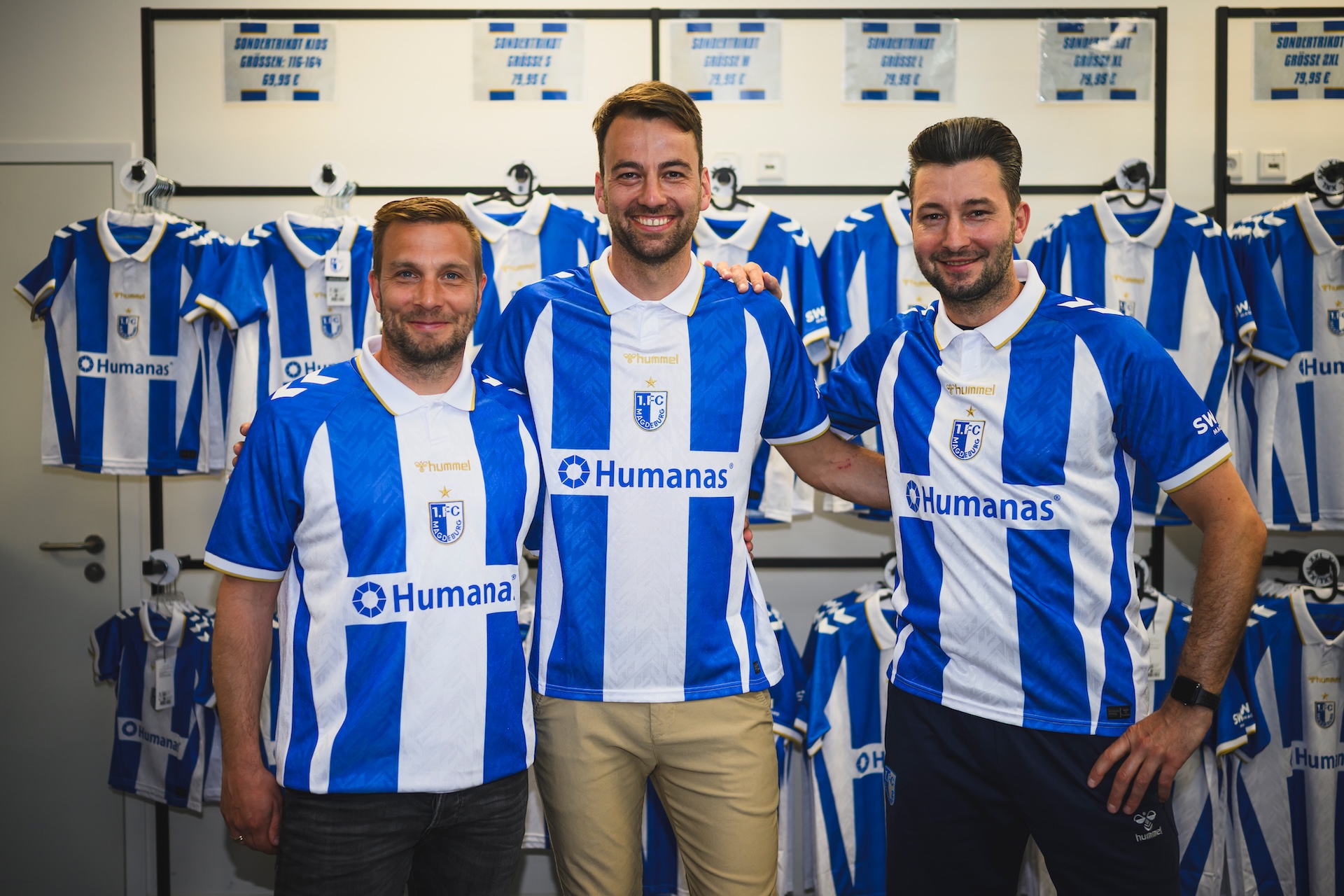 Von links: Lars Fuchs, Christian Beck und Marius Sowislo