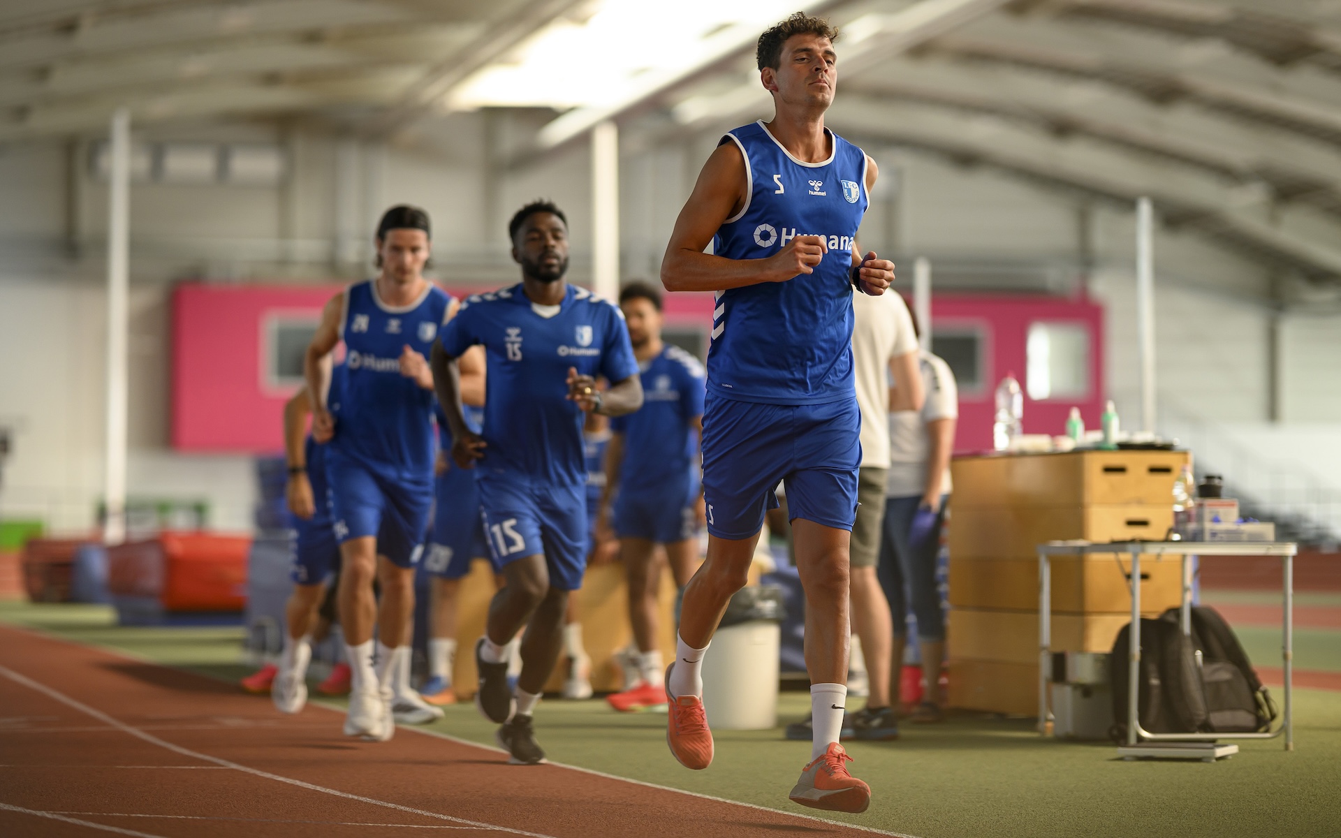 Von rechts: Tobias Müller, Daniel Heber und Jean Hugonet