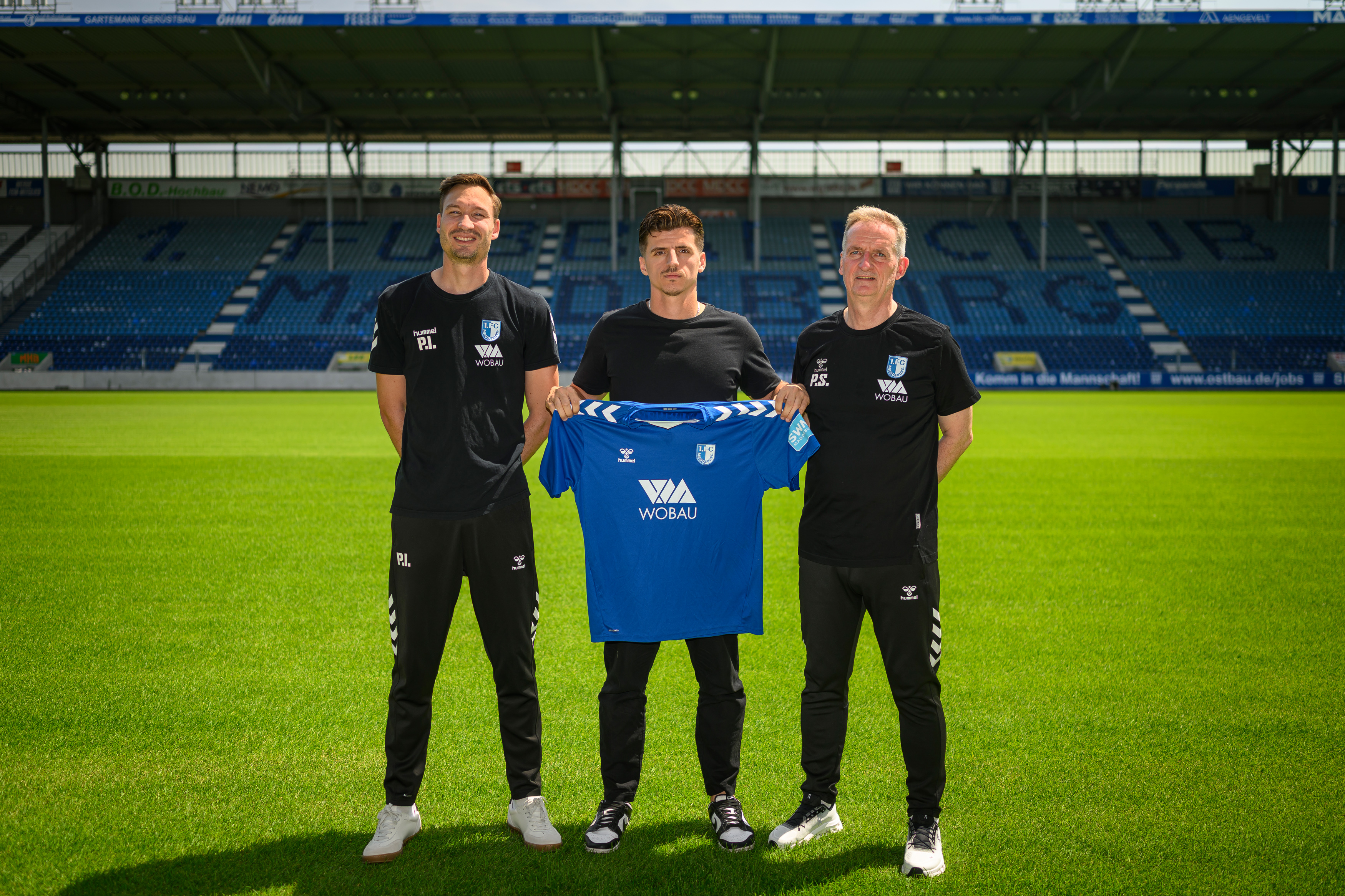 Von links: Pascal Ibold, Enis Bytyqi und Petrik Sander