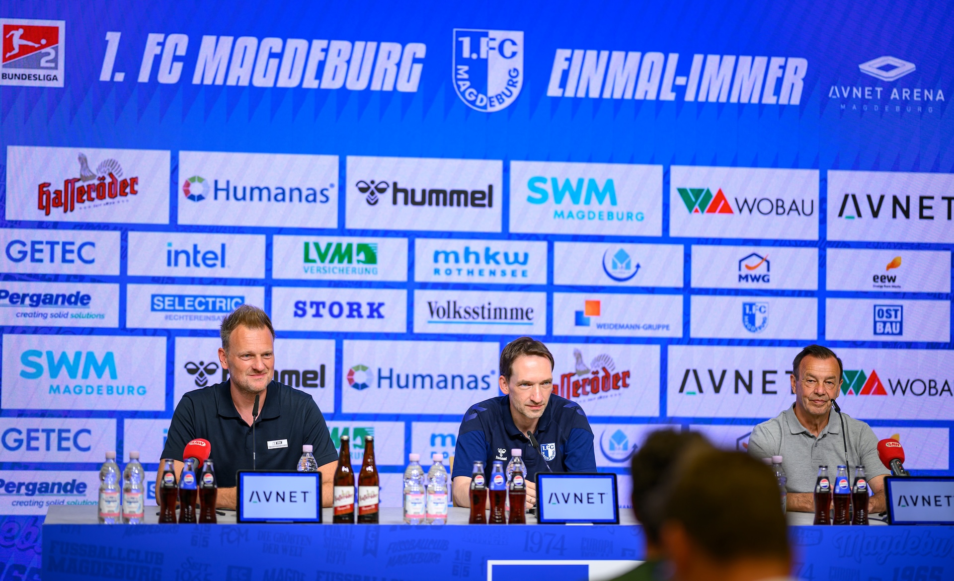 Von links: Markus Fiedler, Manuel Holscher und Otmar Schork