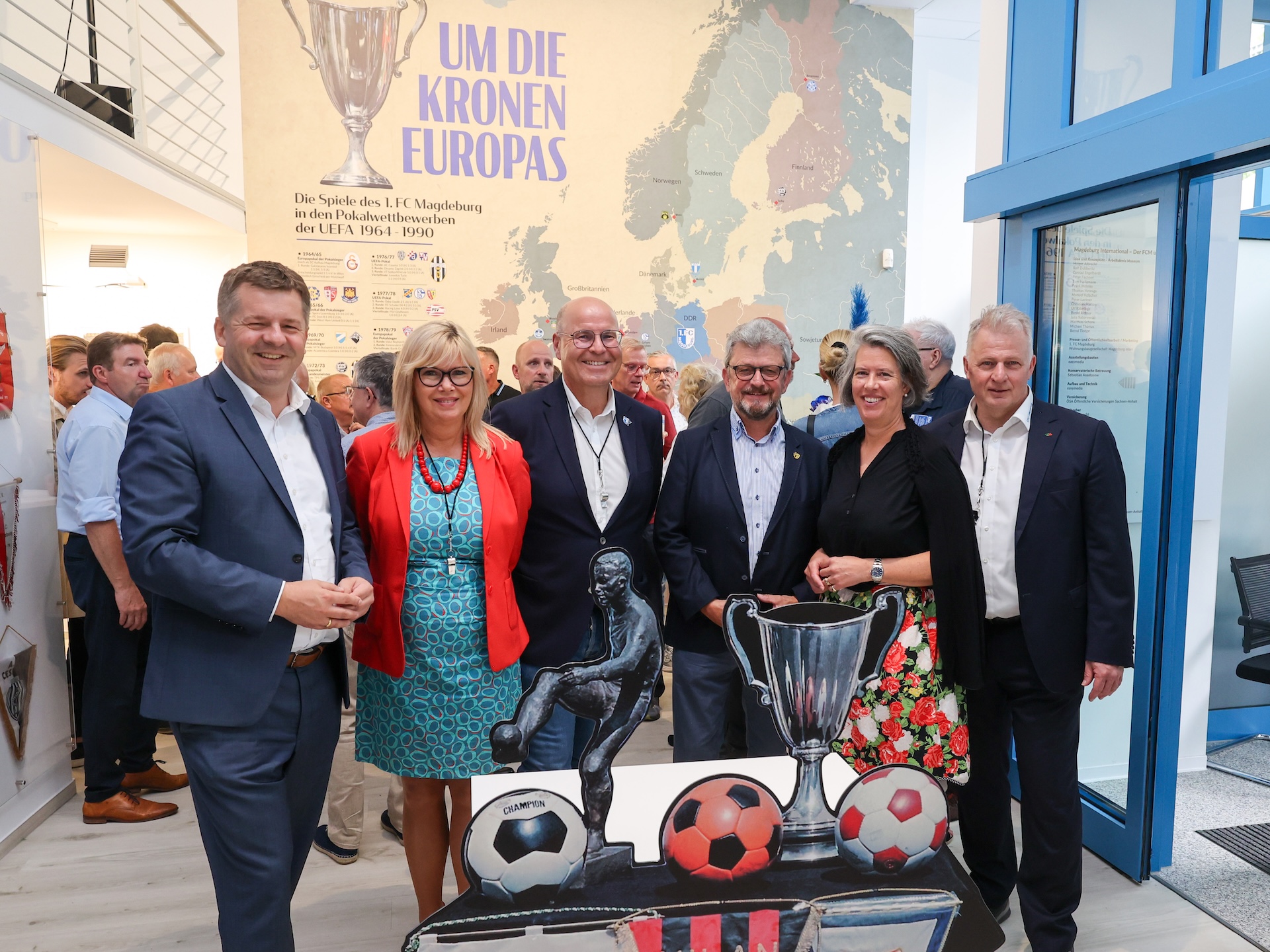 Von links: Sven Schulze, Simone Borris, Dr. Jörg Biastoch, Peter Fechner, Dr. Tamara Zieschang und Peter Lackner.