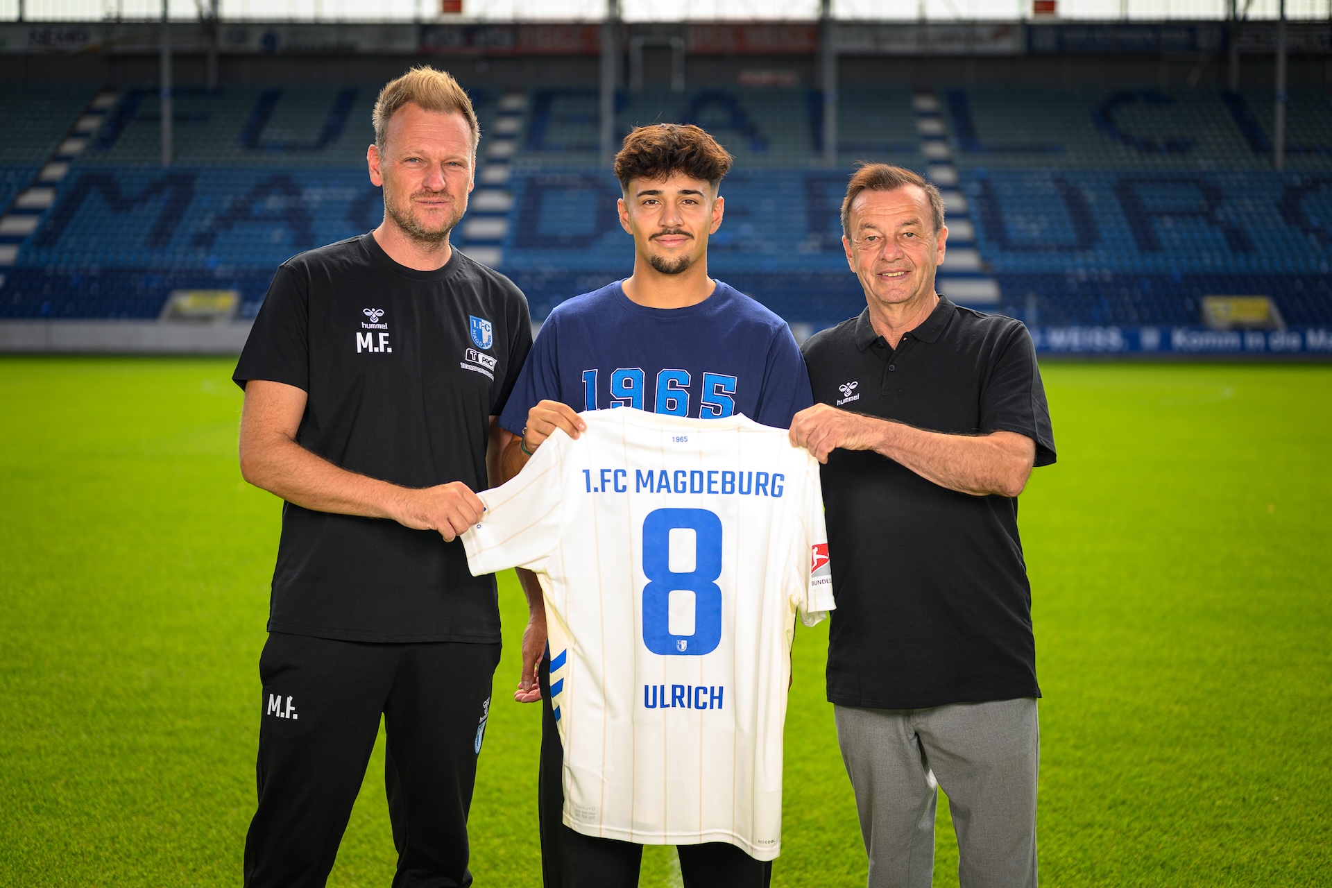 Von links: Markus Fiedler, Laurin Ulrich und Otmar Schork